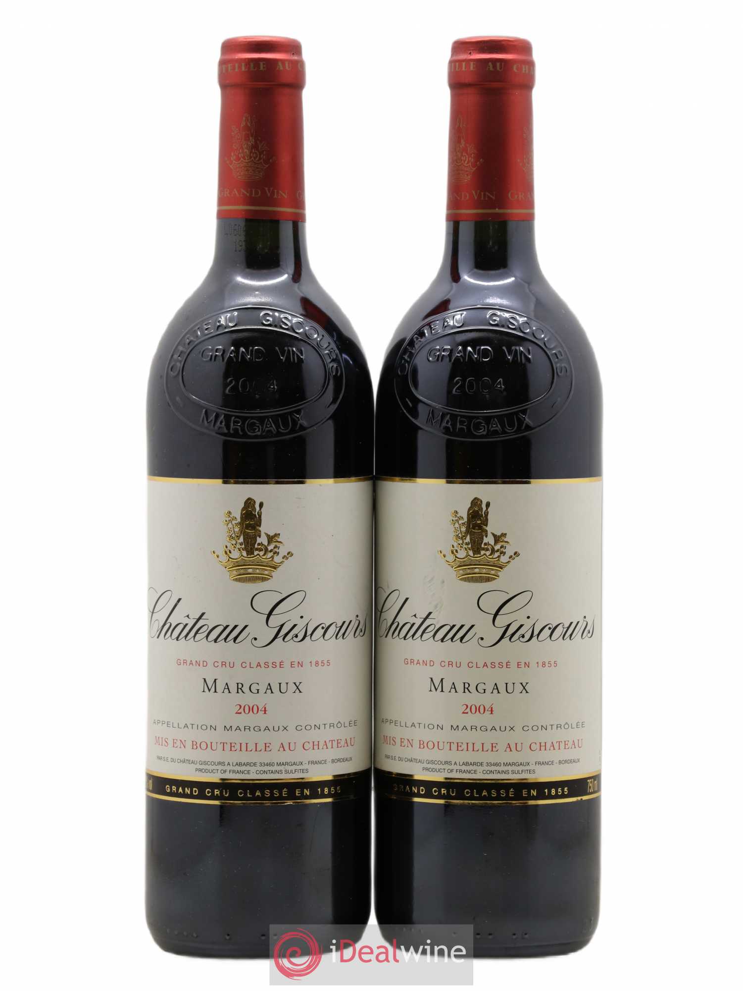 Château Giscours 3ème Grand Cru Classé 2004 - Lot de 2 bouteilles - 0
