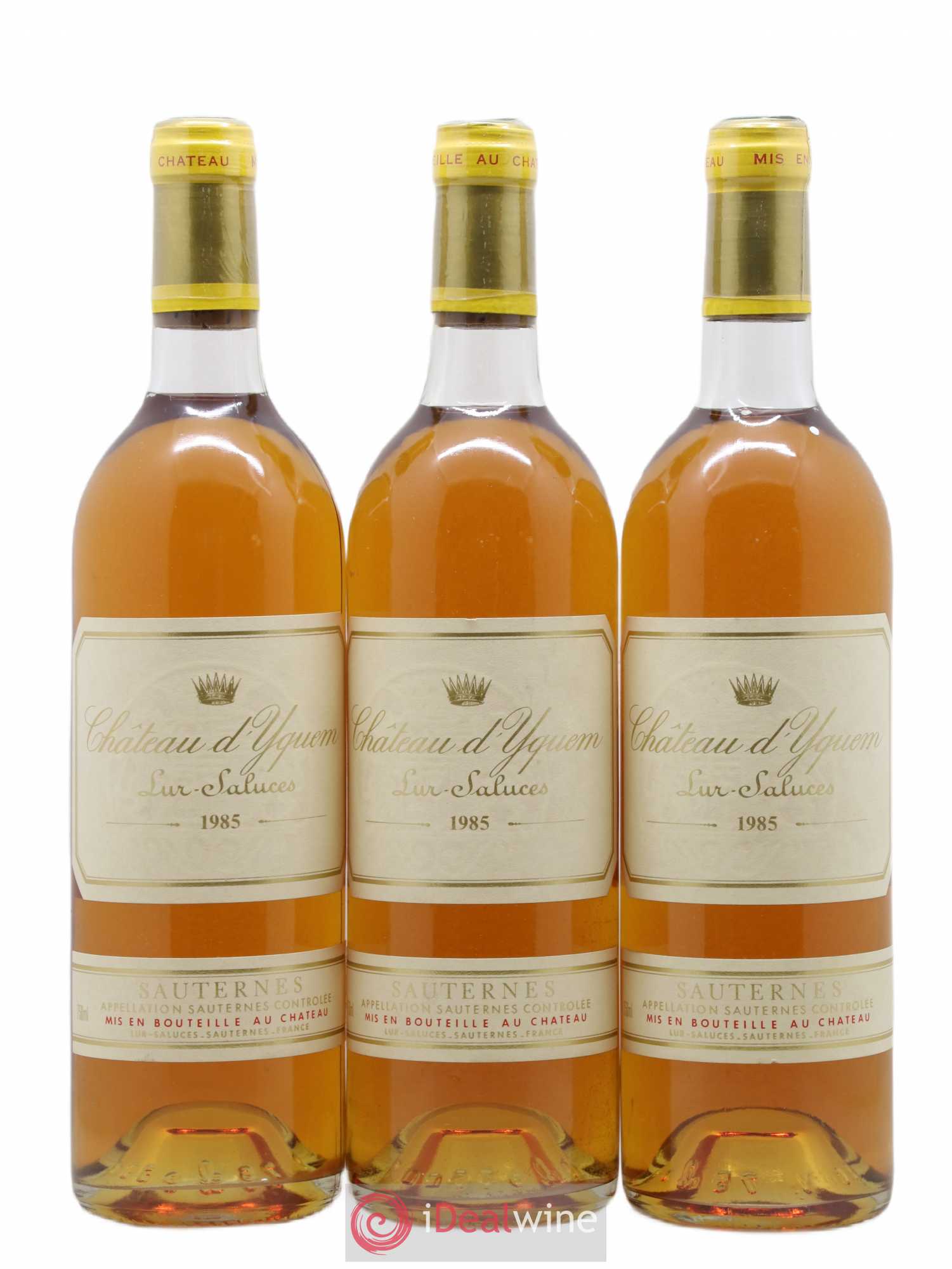 Château d' Yquem 1er Cru Classé Supérieur 1985 - Lotto di 3 bottiglie - 0