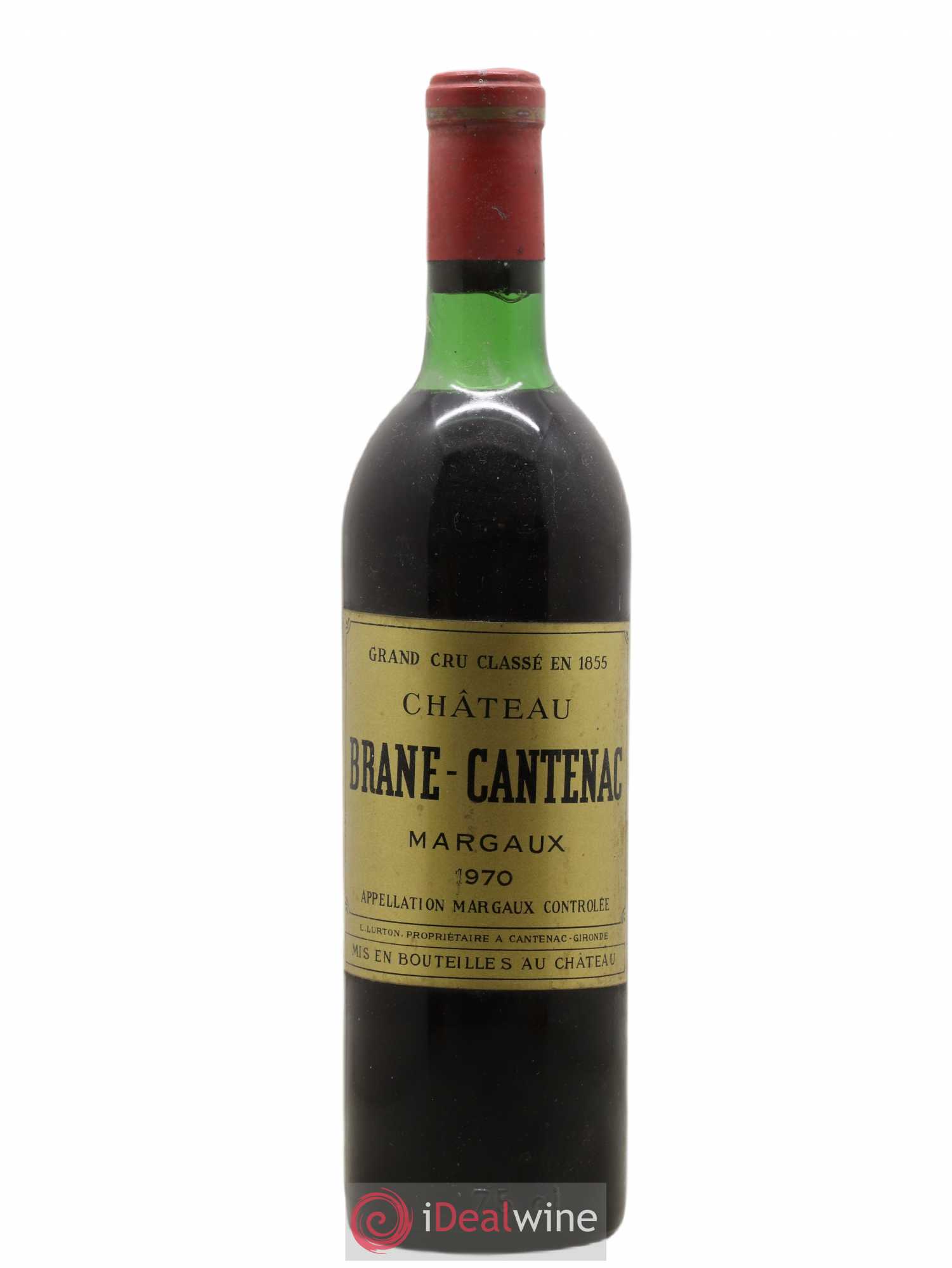 Château Brane Cantenac 2ème Grand Cru Classé 1970 - Lot de 1 bouteille - 0