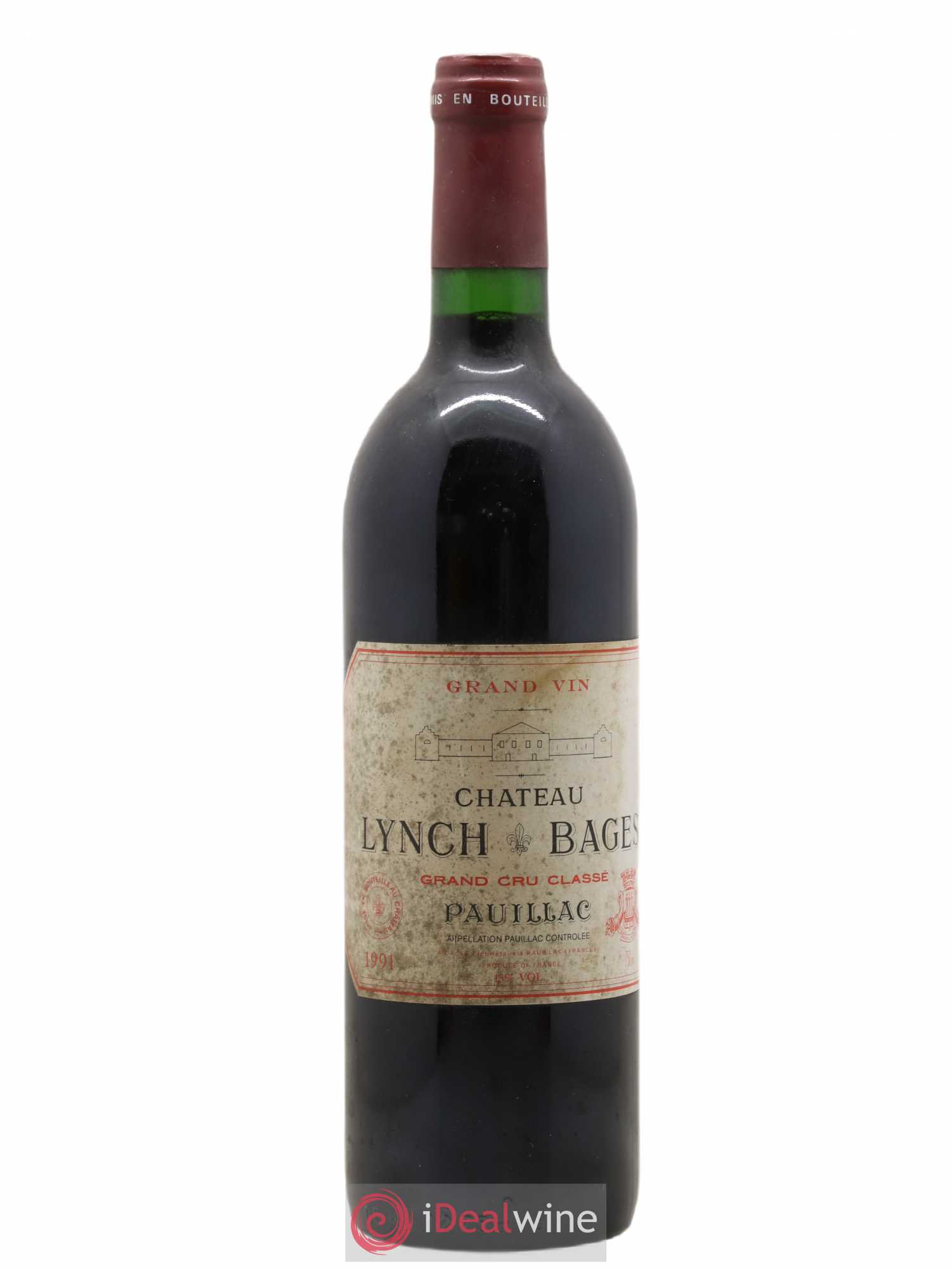 Château Lynch Bages 5ème Grand Cru Classé 1991 - Lot de 1 bouteille - 0
