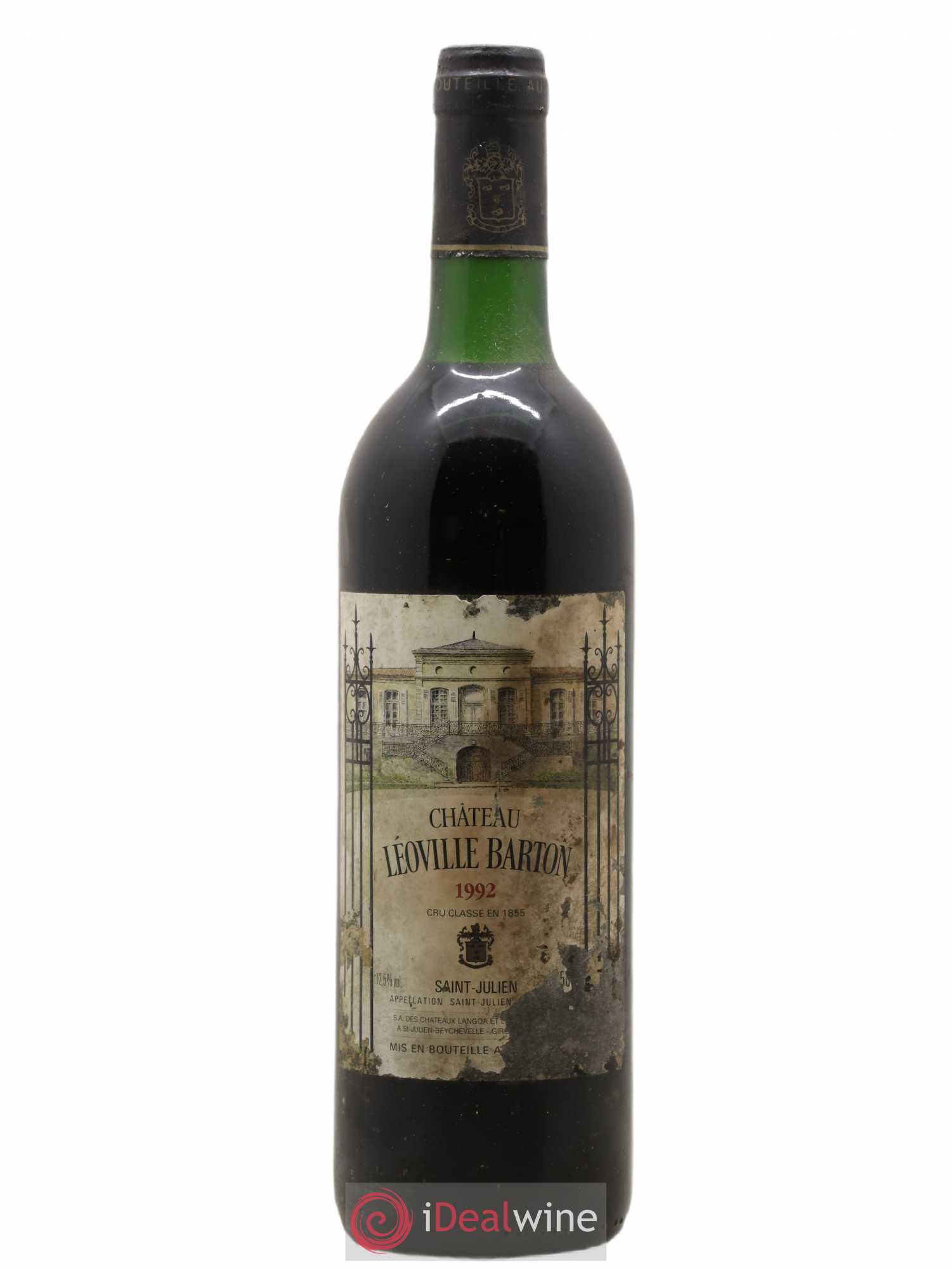 Château Léoville Barton 2ème Grand Cru Classé 1992 - Lot de 1 bouteille - 0