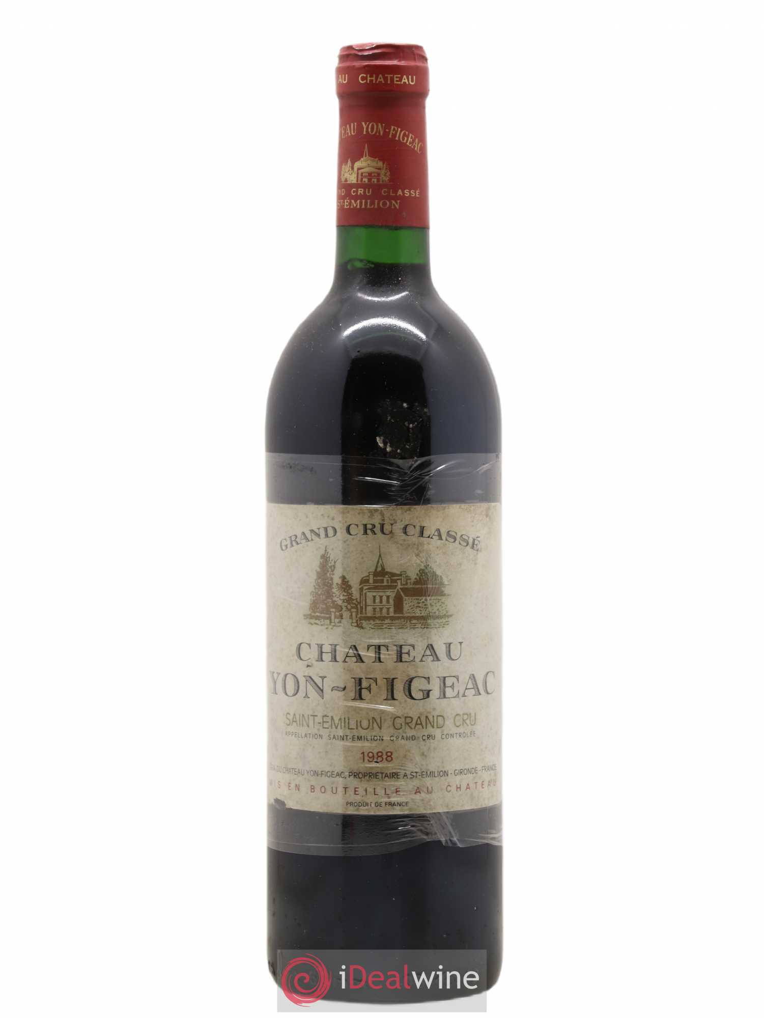 Château Yon Figeac Grand Cru Classé 1988 - Lot de 1 bouteille - 0