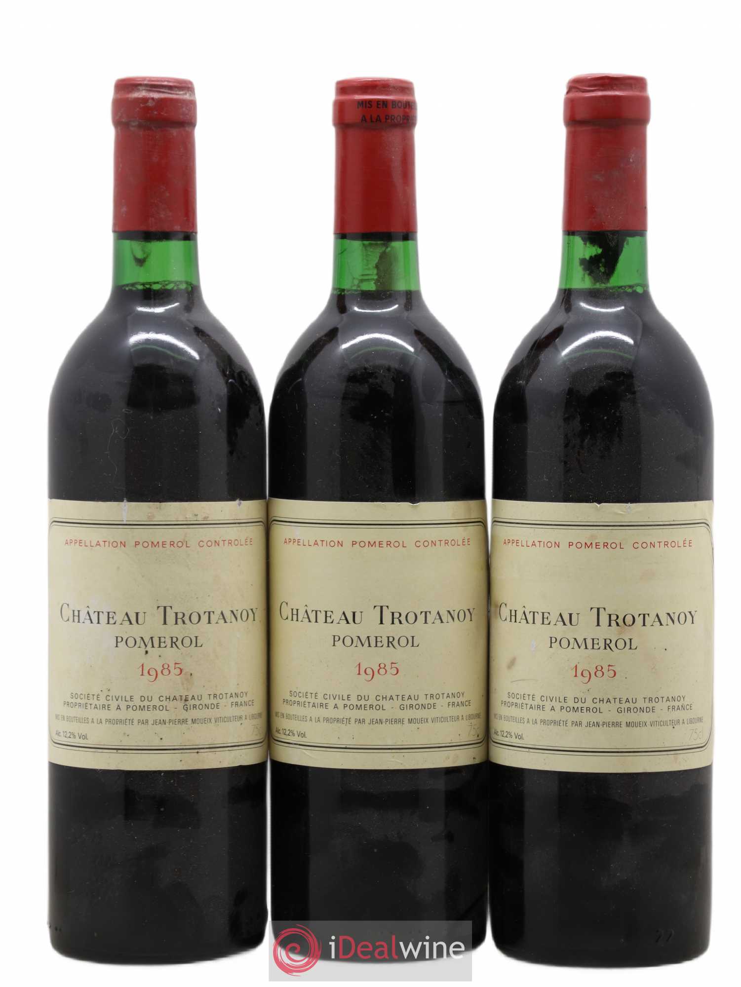 Château Trotanoy 1985 - Lot de 3 bouteilles - 0