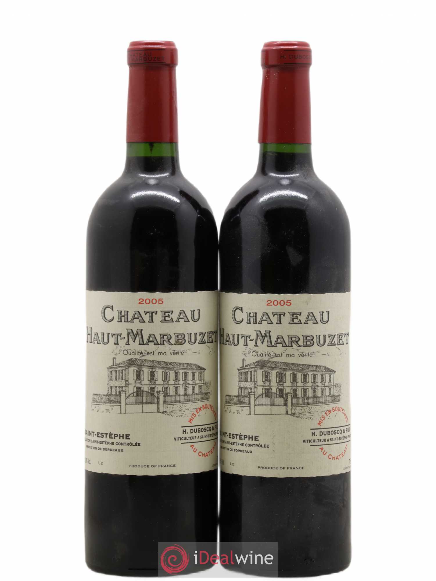 Château Haut Marbuzet 2005 - Lot de 2 bouteilles - 0
