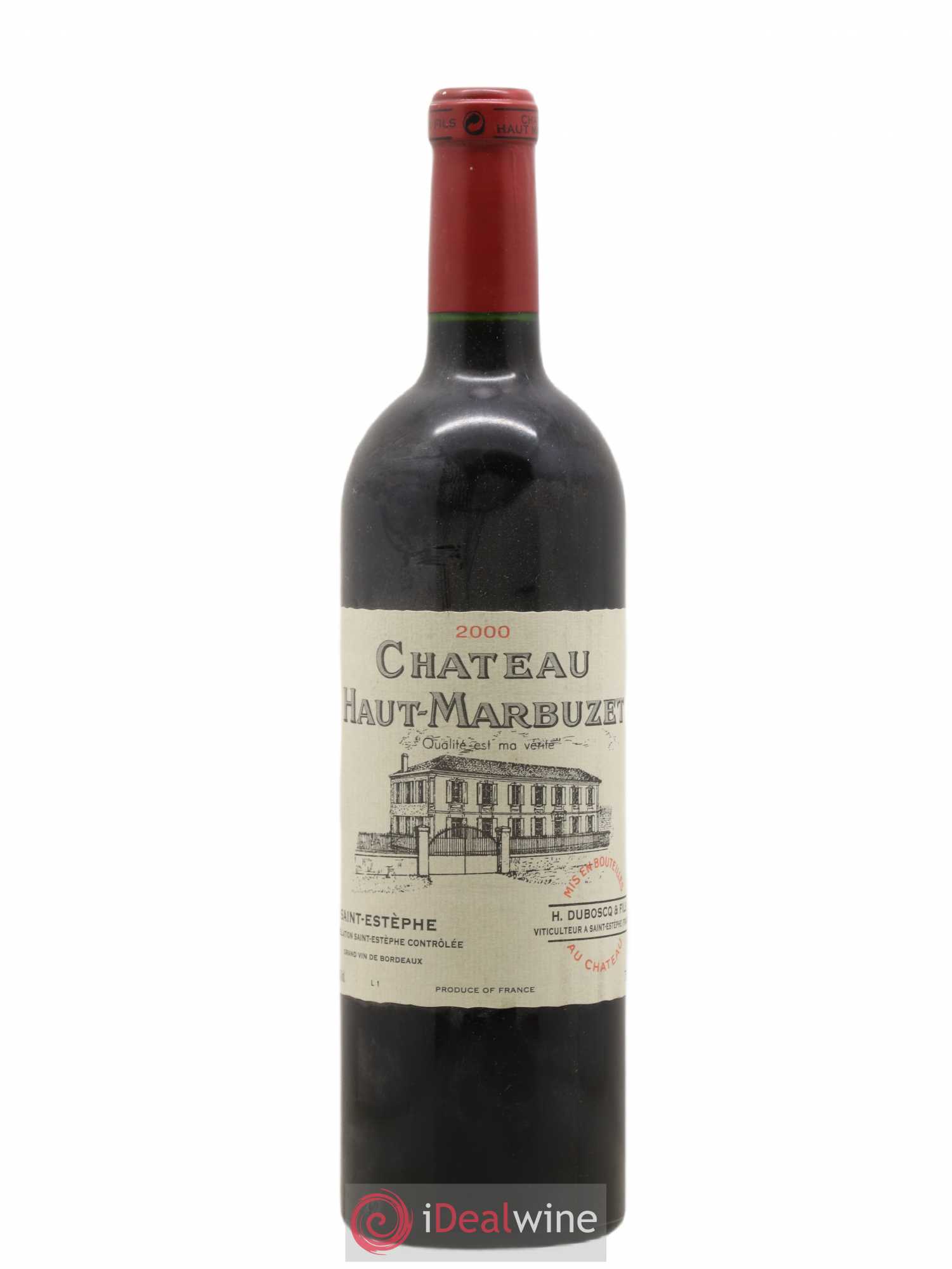 Château Haut Marbuzet 2000 - Lot de 1 bouteille - 0