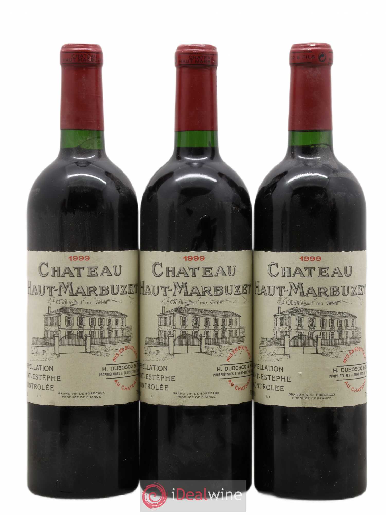 Château Haut Marbuzet 1999 - Lot de 6 bouteilles - 1