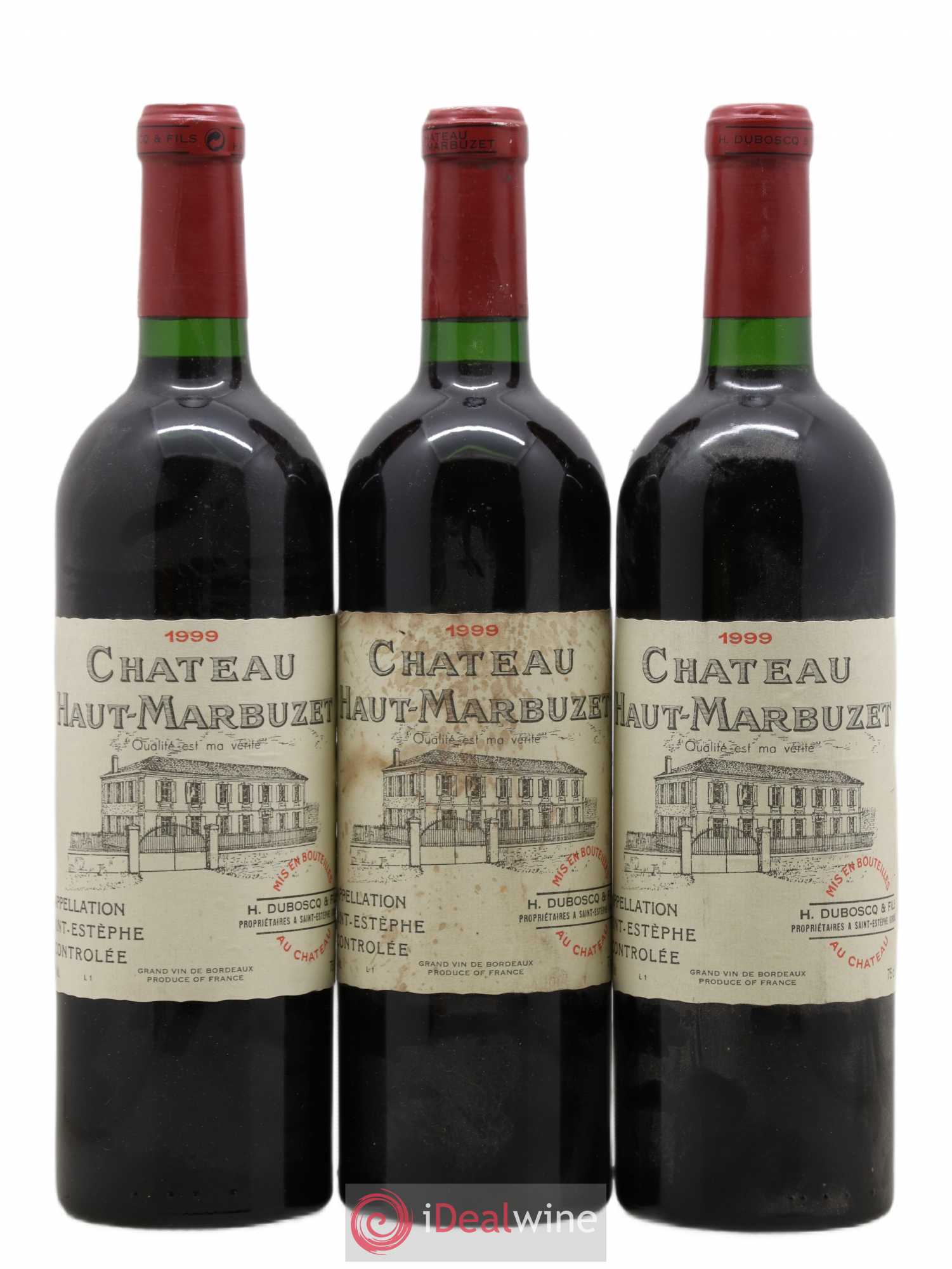 Château Haut Marbuzet 1999 - Lot de 6 bouteilles - 2