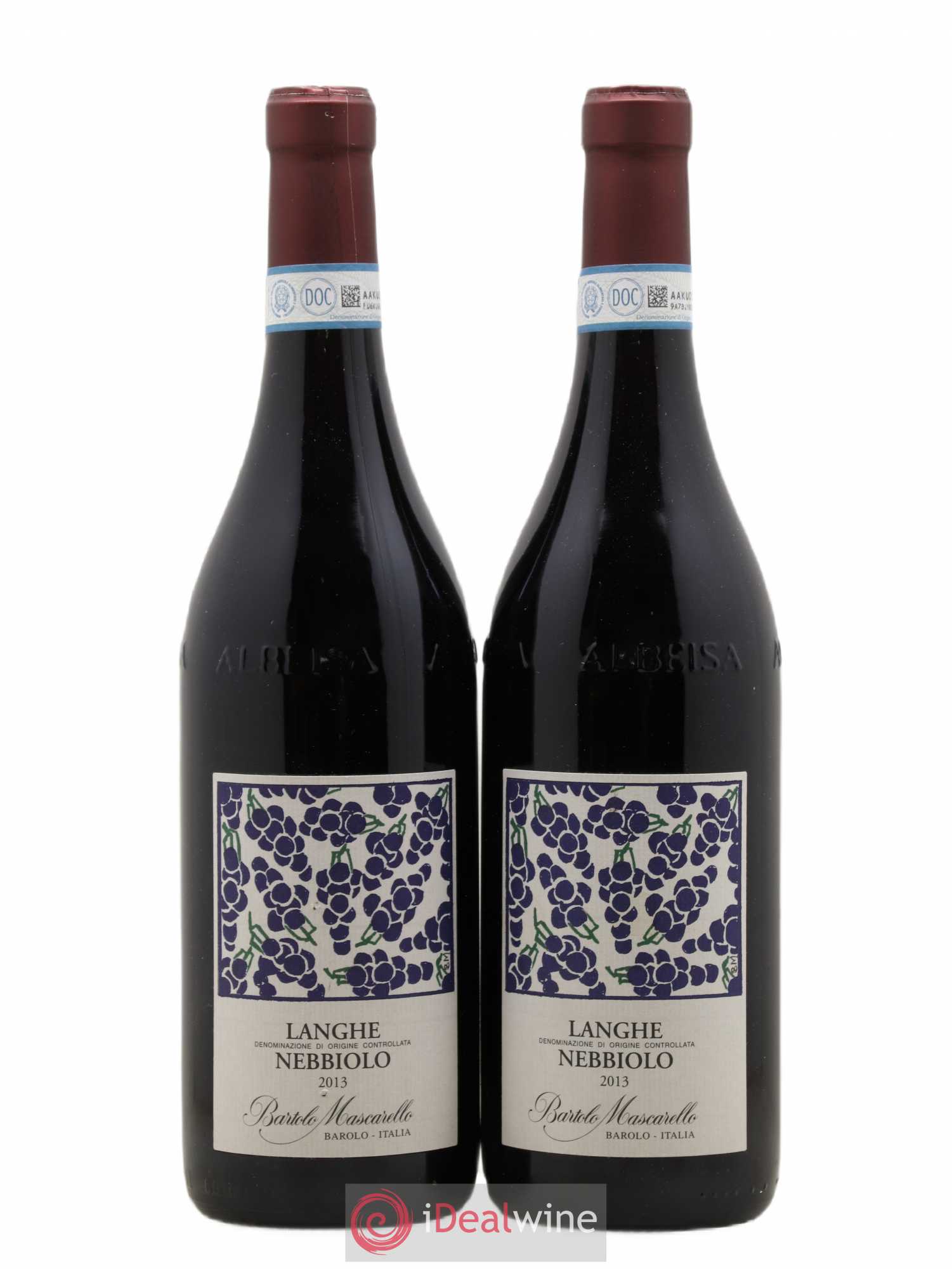 Langhe DOC Nebbiolo Bartolo Mascarello 2013 - Lot de 2 bouteilles - 0