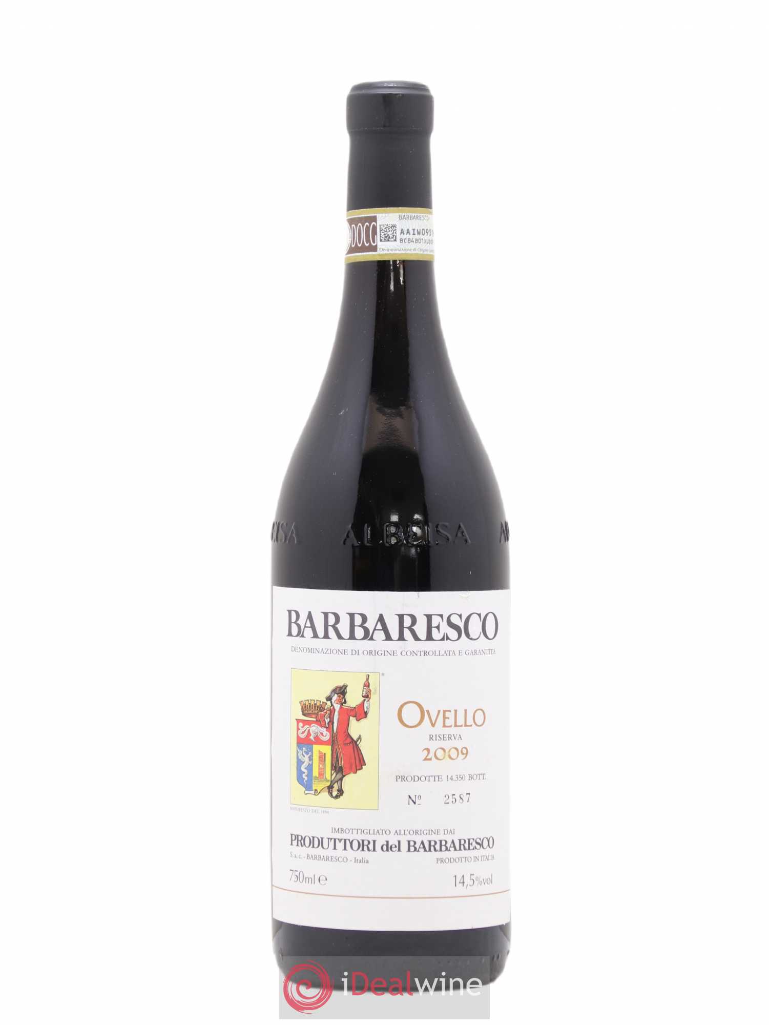 Barbaresco DOCG Riserva Ovello Produttori del Barbaresco 2009 - Posten von 1 Flasche - 0