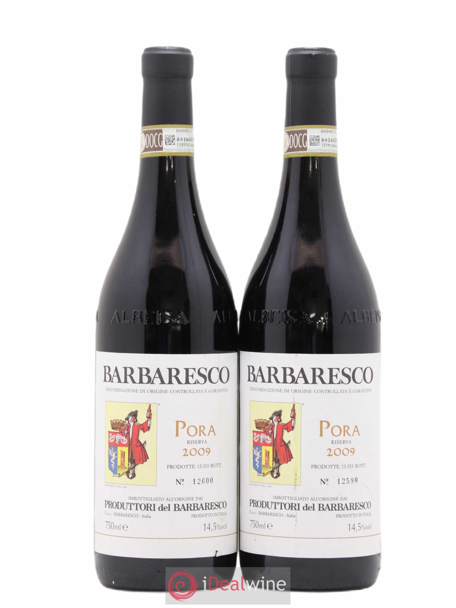 Barbaresco DOCG Riserva Pora Produttori del Barbaresco 2009 - Posten von 2 Flaschen - 0