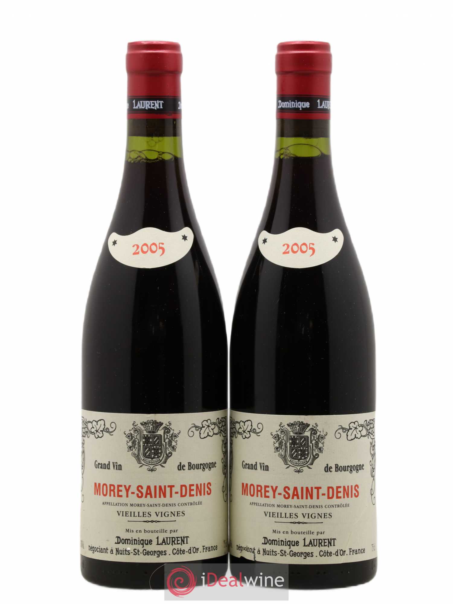 Morey-Saint-Denis Vieilles Vignes Dominique Laurent 2005 - Lot de 2 bouteilles - 0