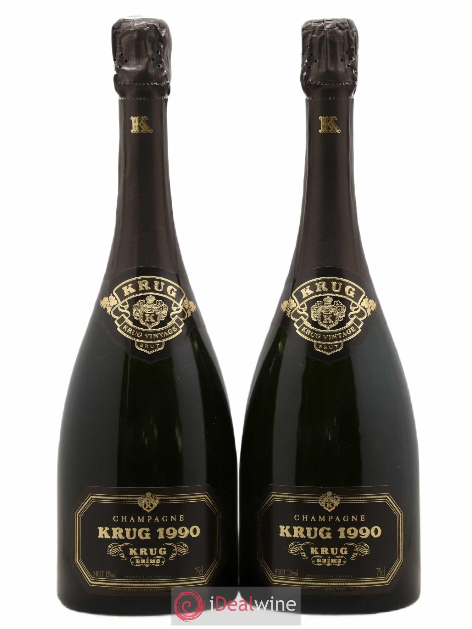 Vintage Krug 1990 - Lot de 2 bouteilles - 0