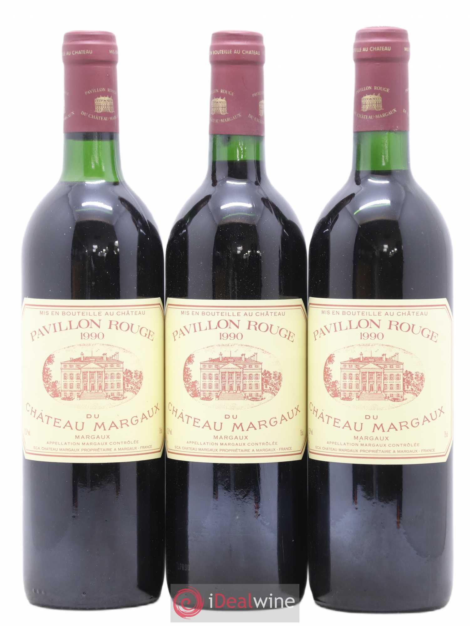 Pavillon Rouge du Château Margaux Second Vin 1990 - Lot de 6 bouteilles - 1