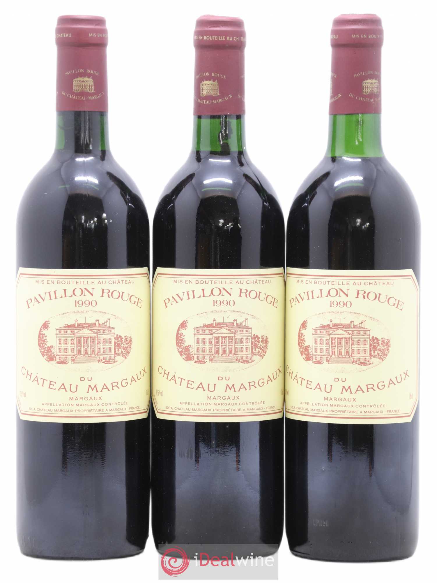 Pavillon Rouge du Château Margaux Second Vin 1990 - Lot de 6 bouteilles - 2