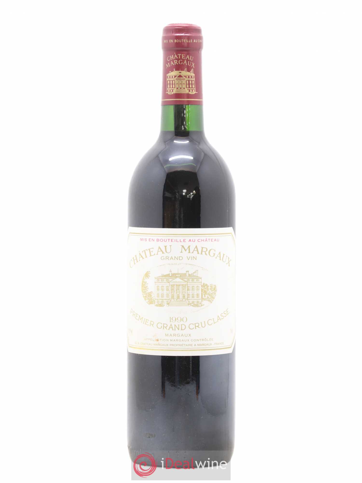 Château Margaux 1er Grand Cru Classé 1990 - Lot de 1 bouteille - 0