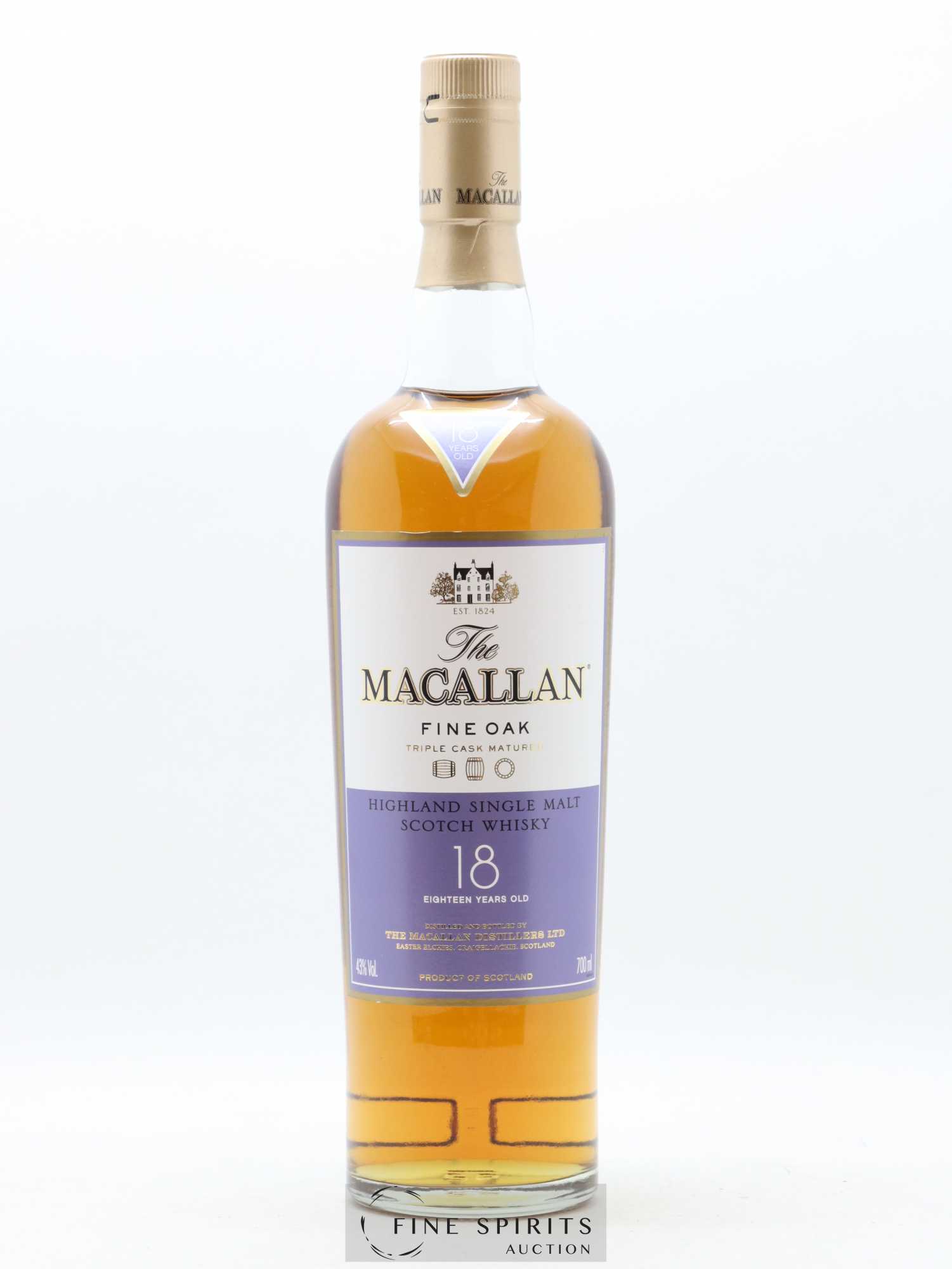 Macallan (The) 18 years Of. Fine Oak Triple Cask Matured - Lot de 1 bouteille - 1