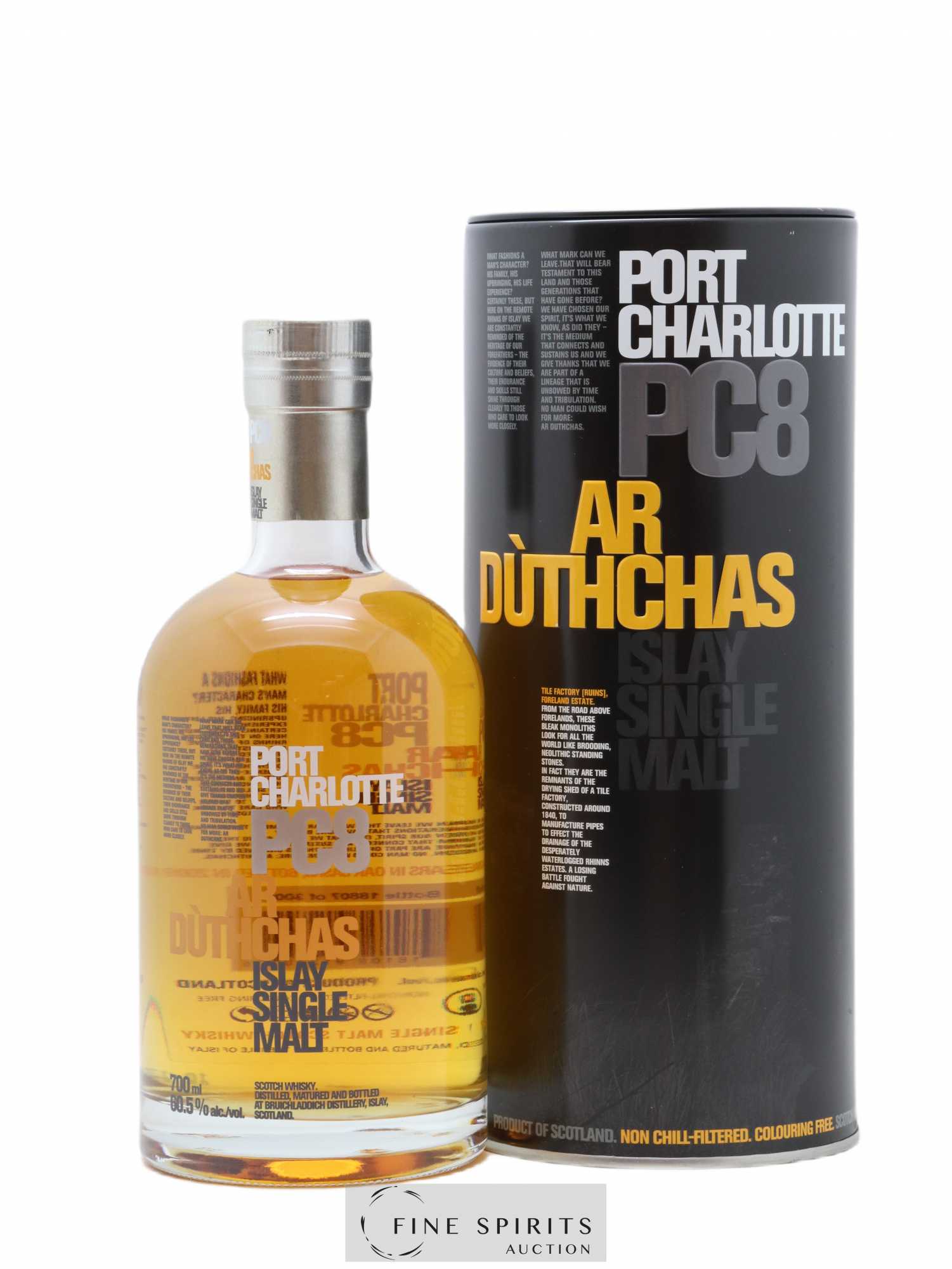 Port Charlotte 8 years Of. PC8 One of 30000 - bottled 2009 - Lot de 1 bouteille - 0