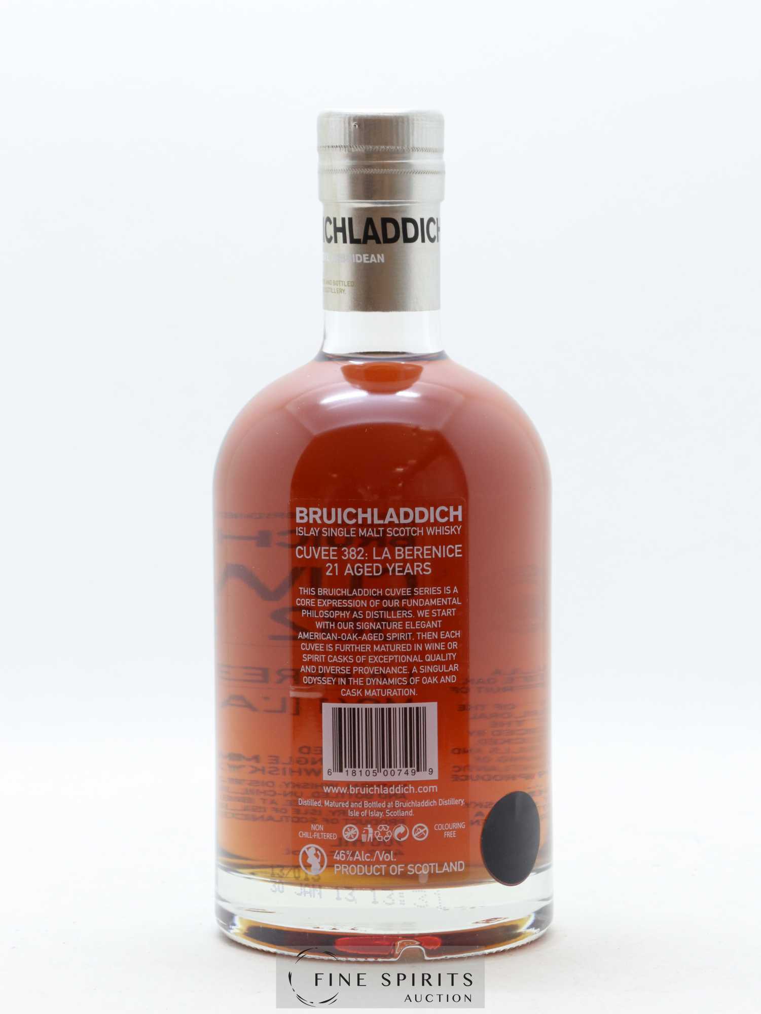 Bruichladdich 21 years Of. Cuvee 382 La Berenice MG41 L'Age d'Or - Lot of 1 bottle - 2