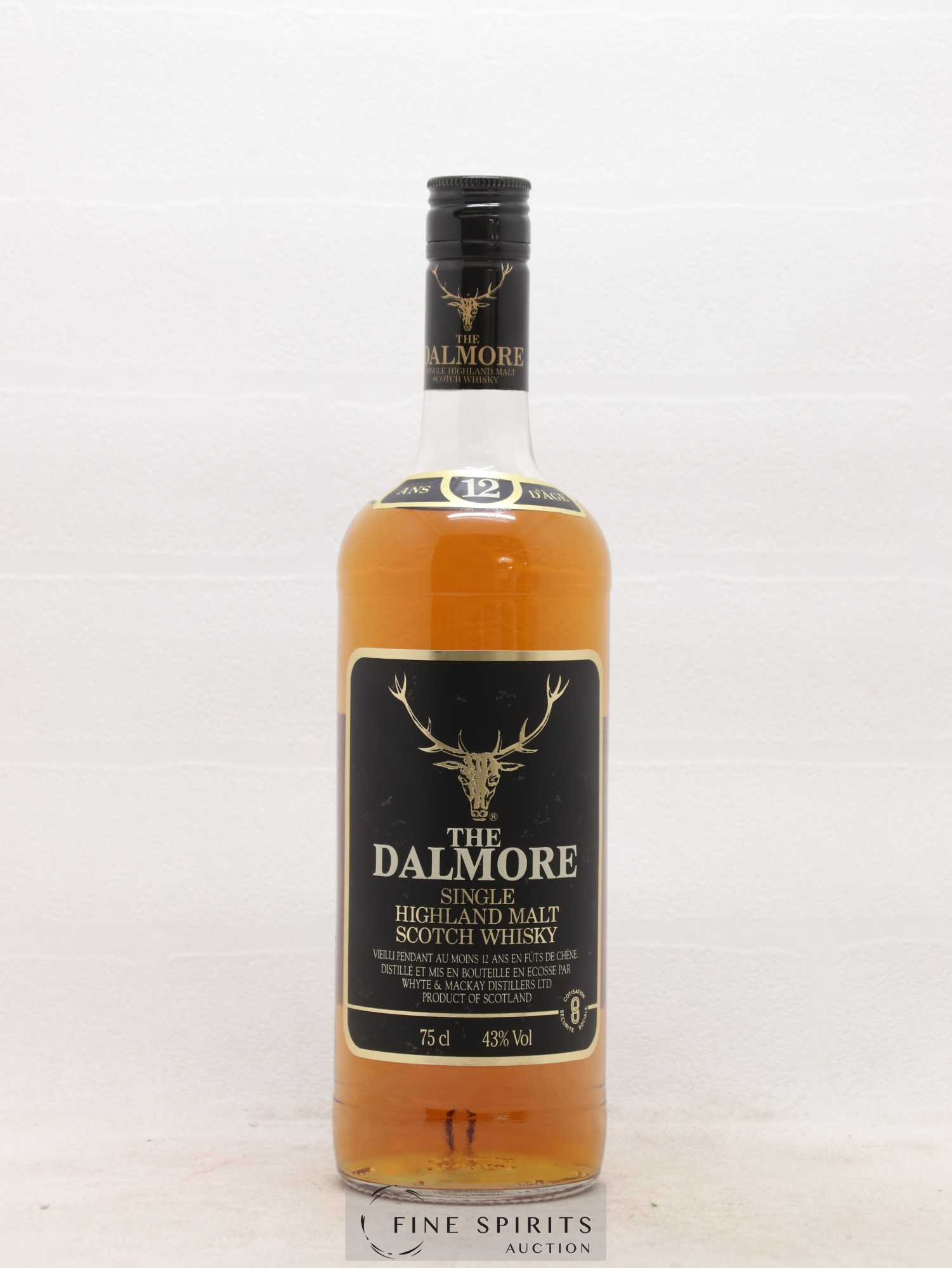 Dalmore 12 years Of. - Lot de 1 bouteille - 1