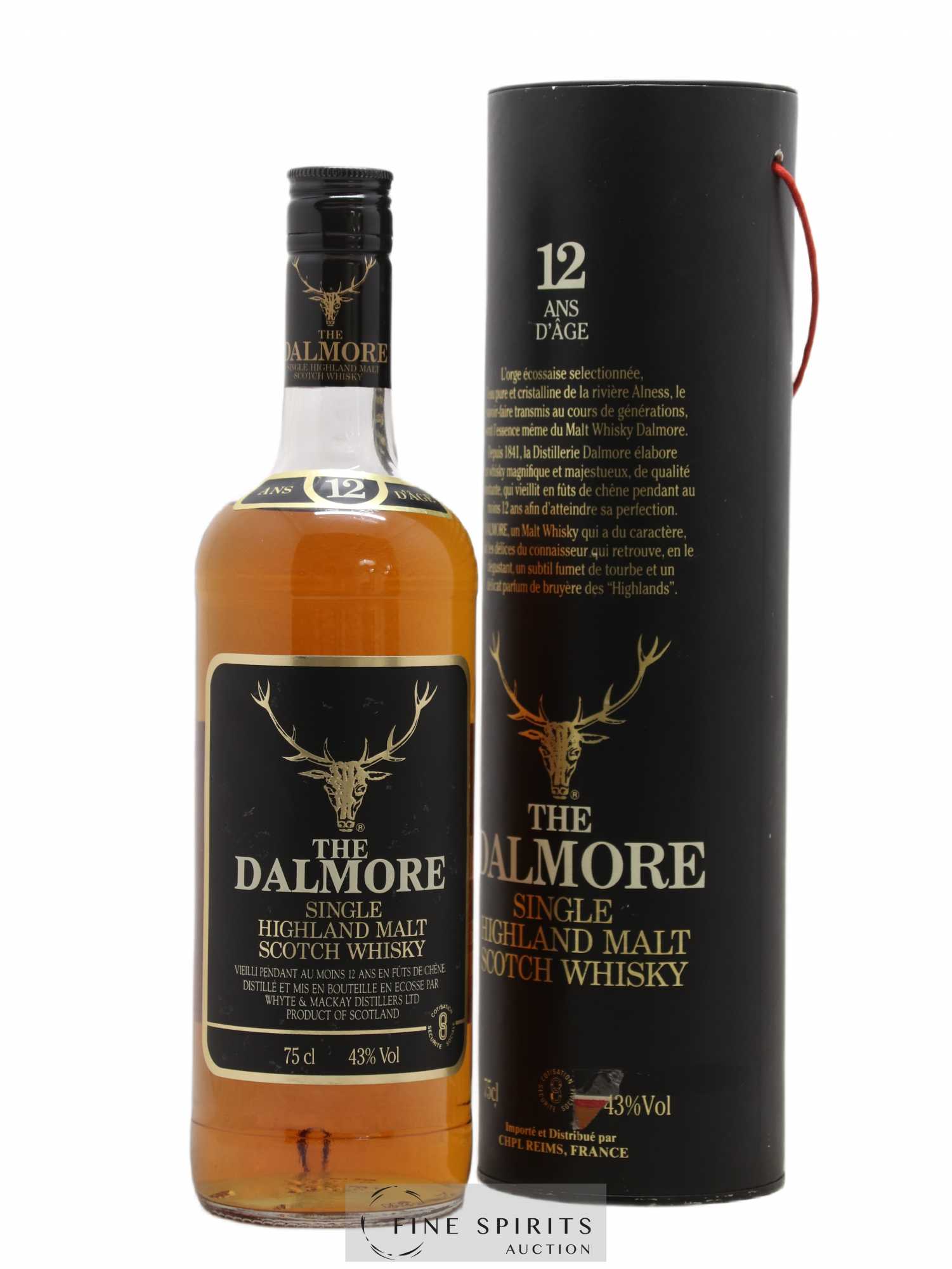 Dalmore 12 years Of. - Lot de 1 bouteille - 0