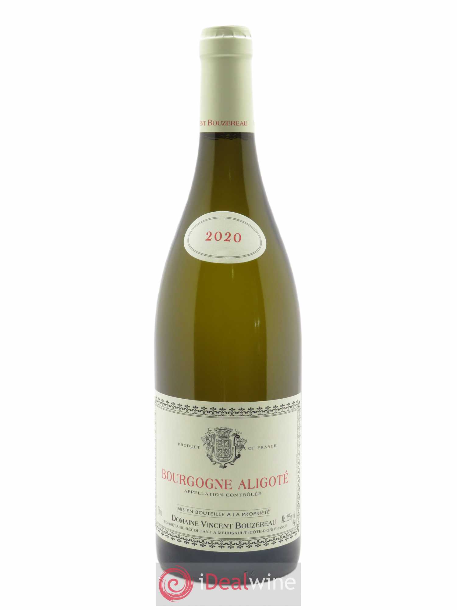Bourgogne Aligoté Vincent Bouzereau (Domaine) 2020 - Lot de 1 bouteille - 0
