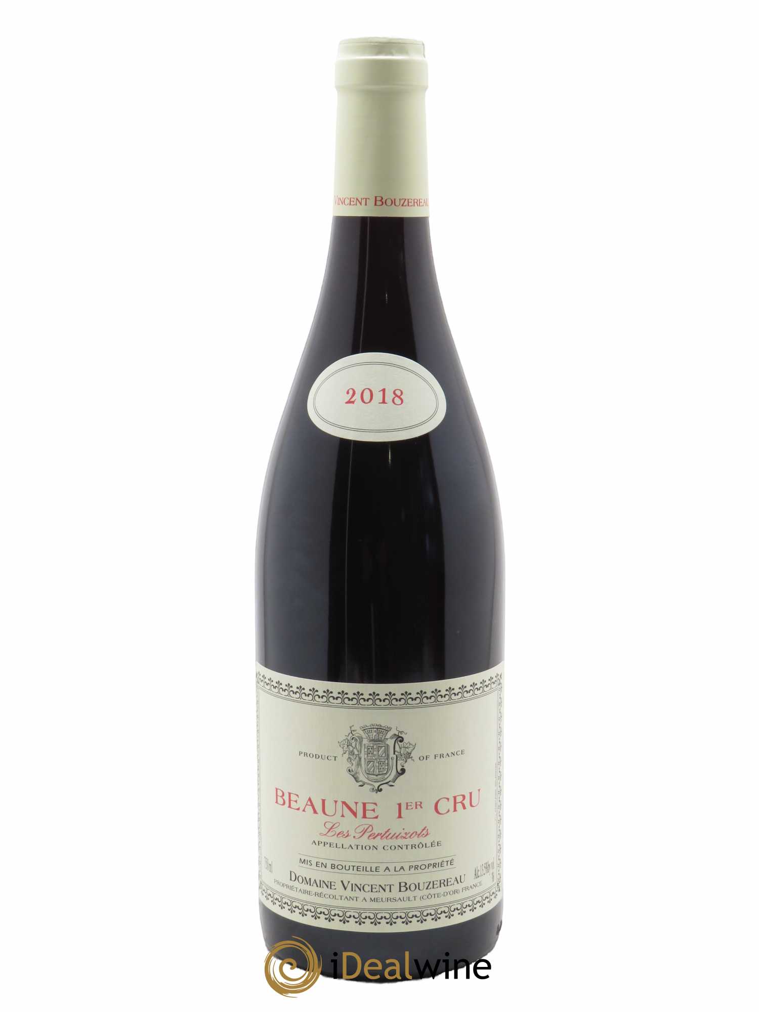 Beaune 1er Cru Les Pertuizots Vincent Bouzereau (Domaine) 2018 - Lot of 1 bottle - 0