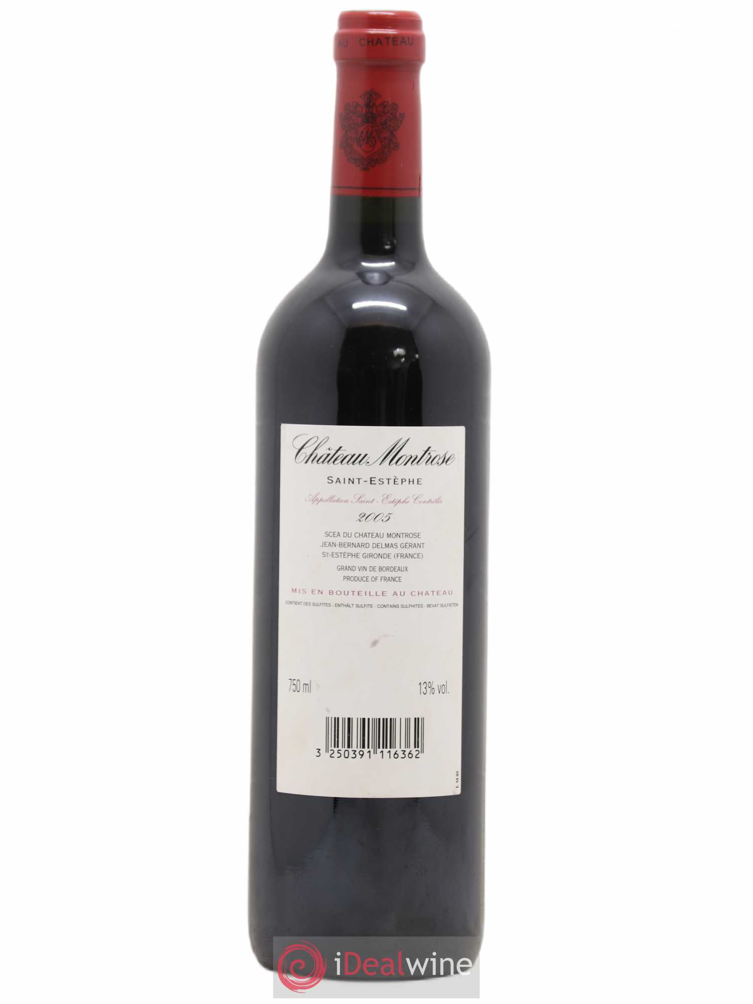 Château Montrose 2ème Grand Cru Classé 2005 - Lot de 1 bouteille - 1