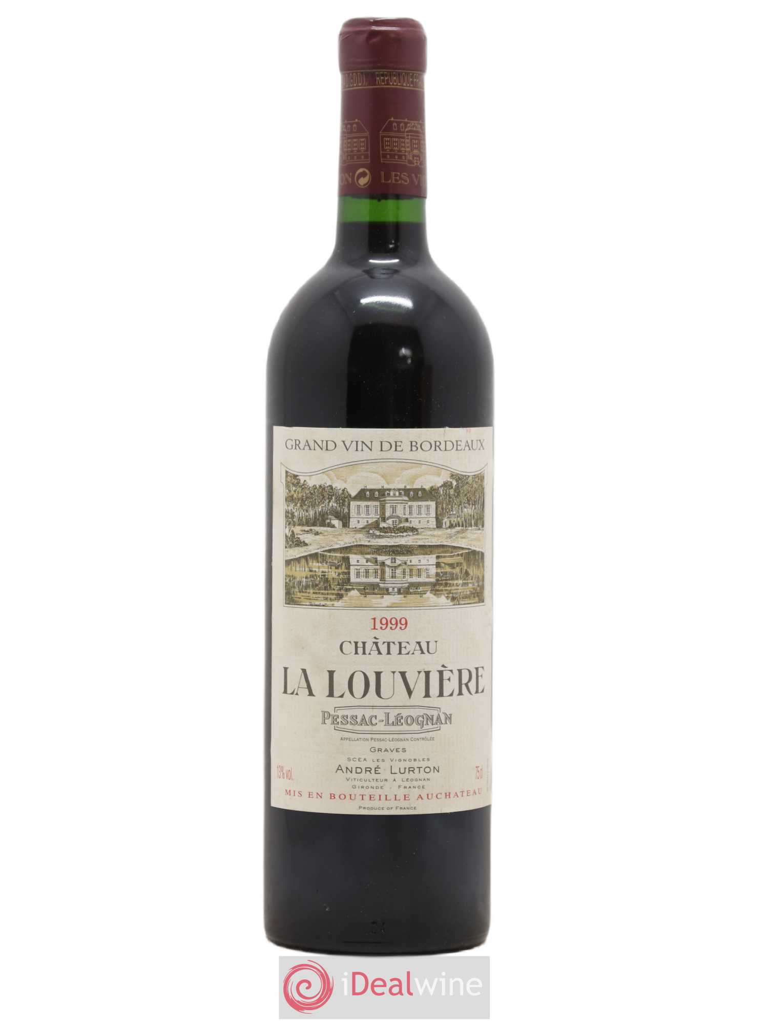 Château la Louvière 1999 - Lot de 1 bouteille - 0