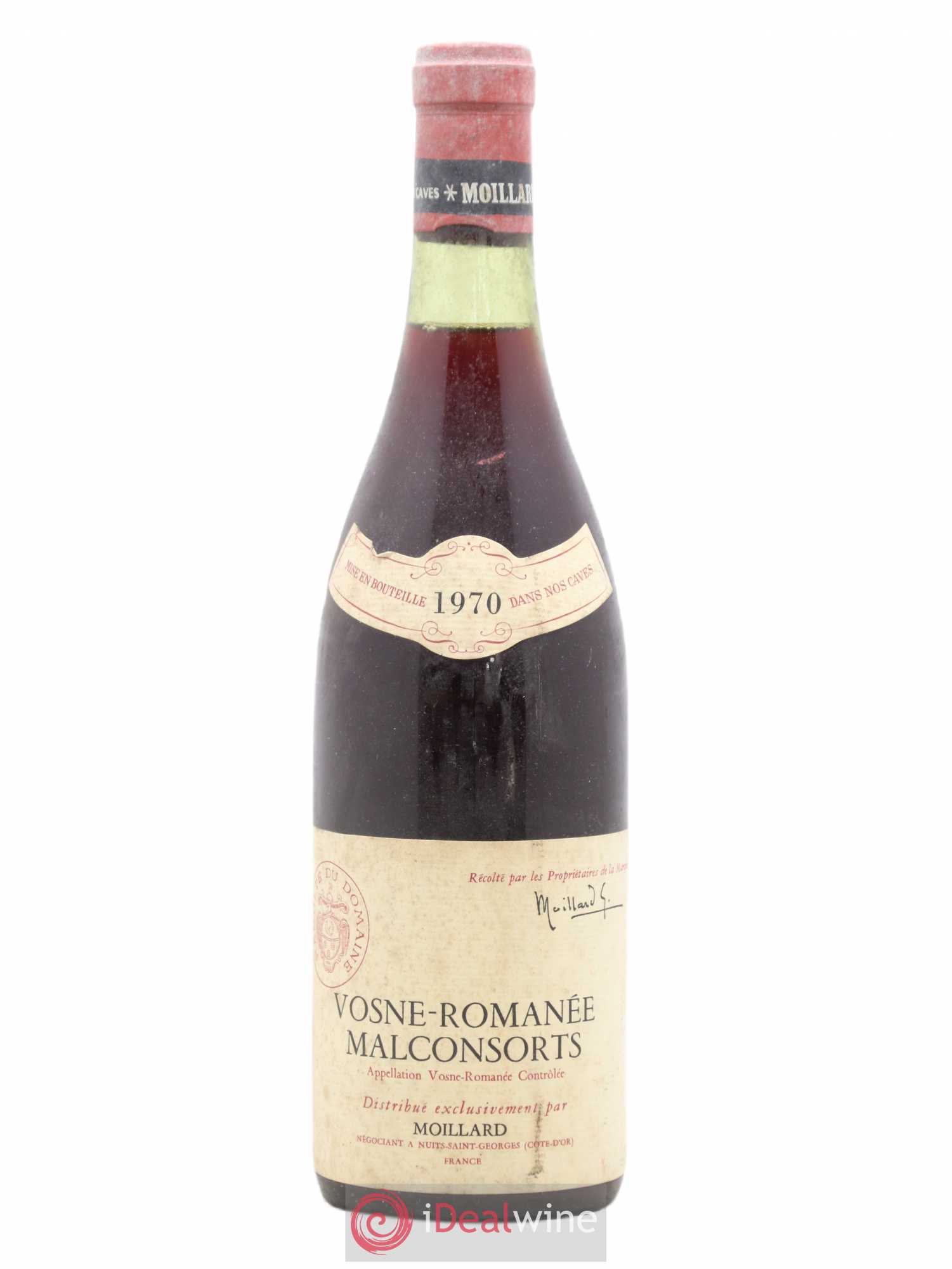 Vosne-Romanée Malconsorts Moillard 1970 - Posten von 1 Flasche - 0