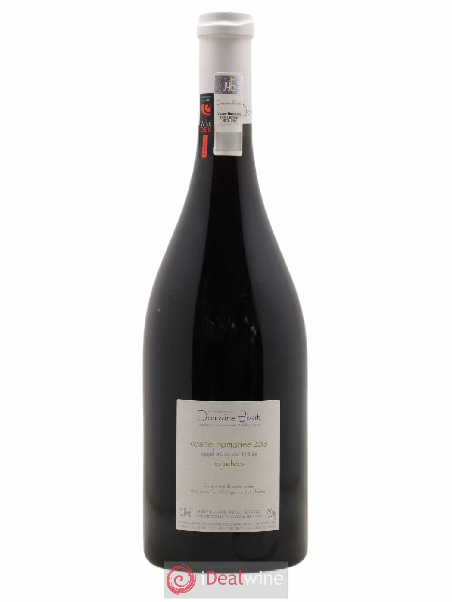 Vosne-Romanée Les Jachées Bizot (Domaine) 2016 - Lot de 1 bouteille - 1