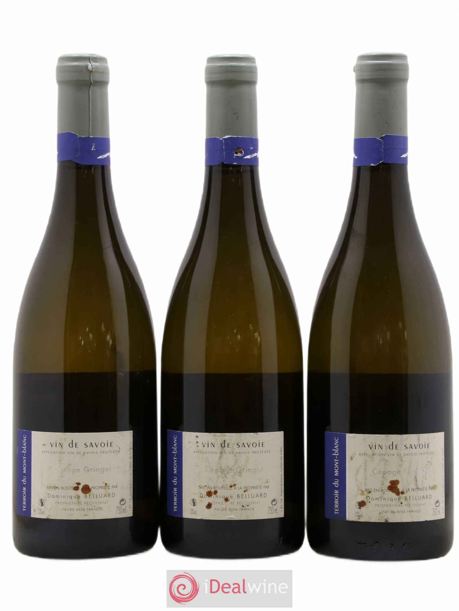 Vin de Savoie Le Feu Domaine Belluard 2014 - Lot de 3 bouteilles - 1