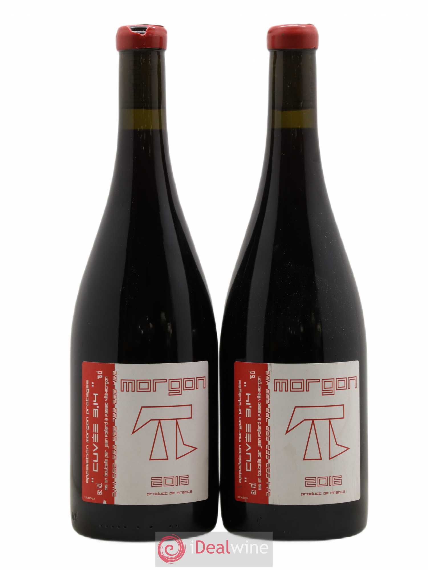 Morgon 3.14 Jean Foillard 2016 - Lot de 2 bouteilles - 0