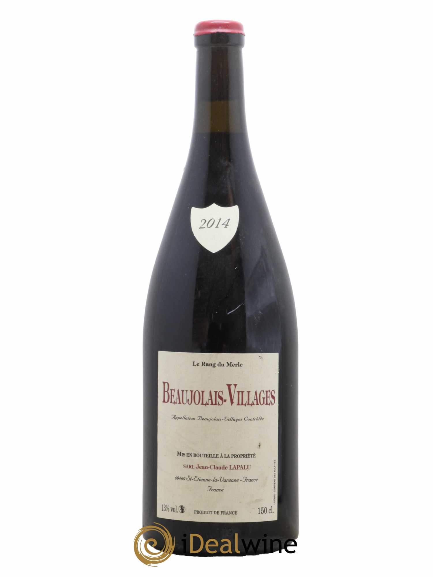 Beaujolais Le Rang du Merle Jean-Claude Lapalu 2014 - Lot de 1 magnum - 0