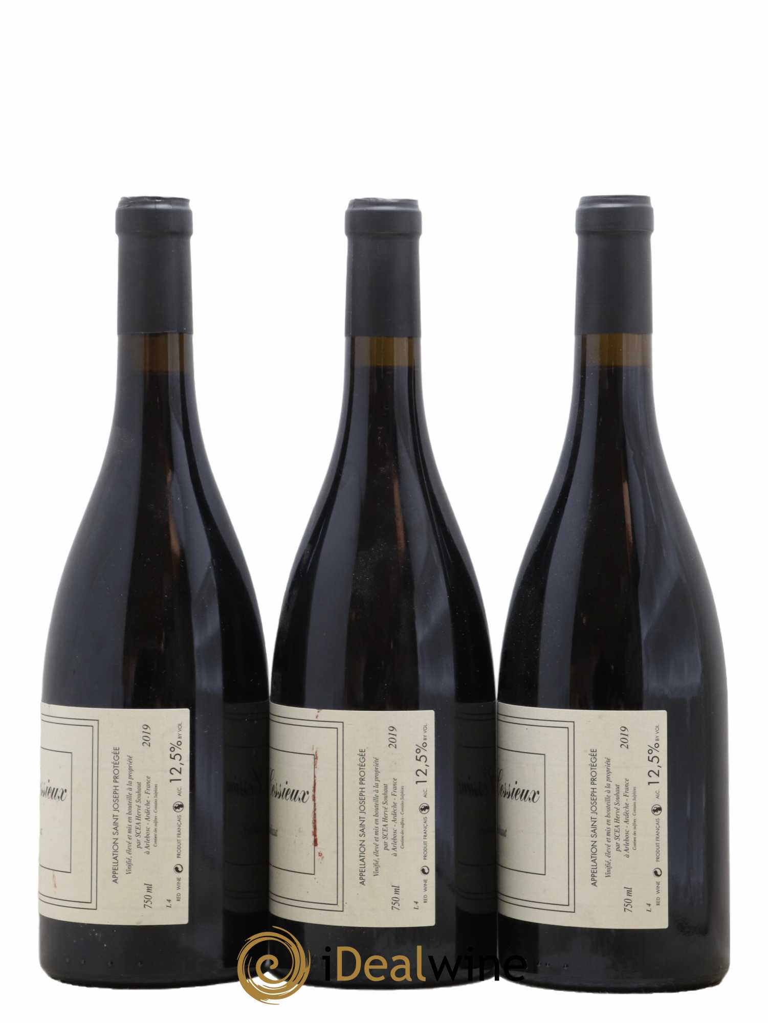 Saint-Joseph Clos des Cessieux Hervé Souhaut - Domaine Romaneaux-Destezet 2019 - Lot de 3 bouteilles - 1