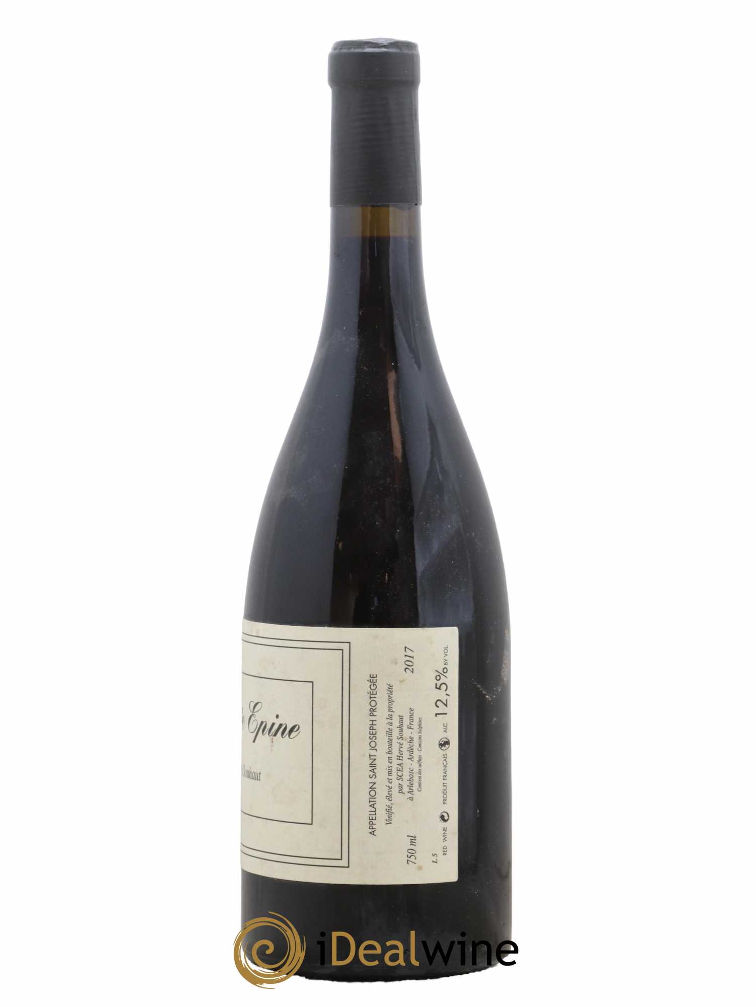 Saint-Joseph Sainte Epine Hervé Souhaut - Domaine Romaneaux-Destezet 2017 - Lot de 1 bouteille - 1