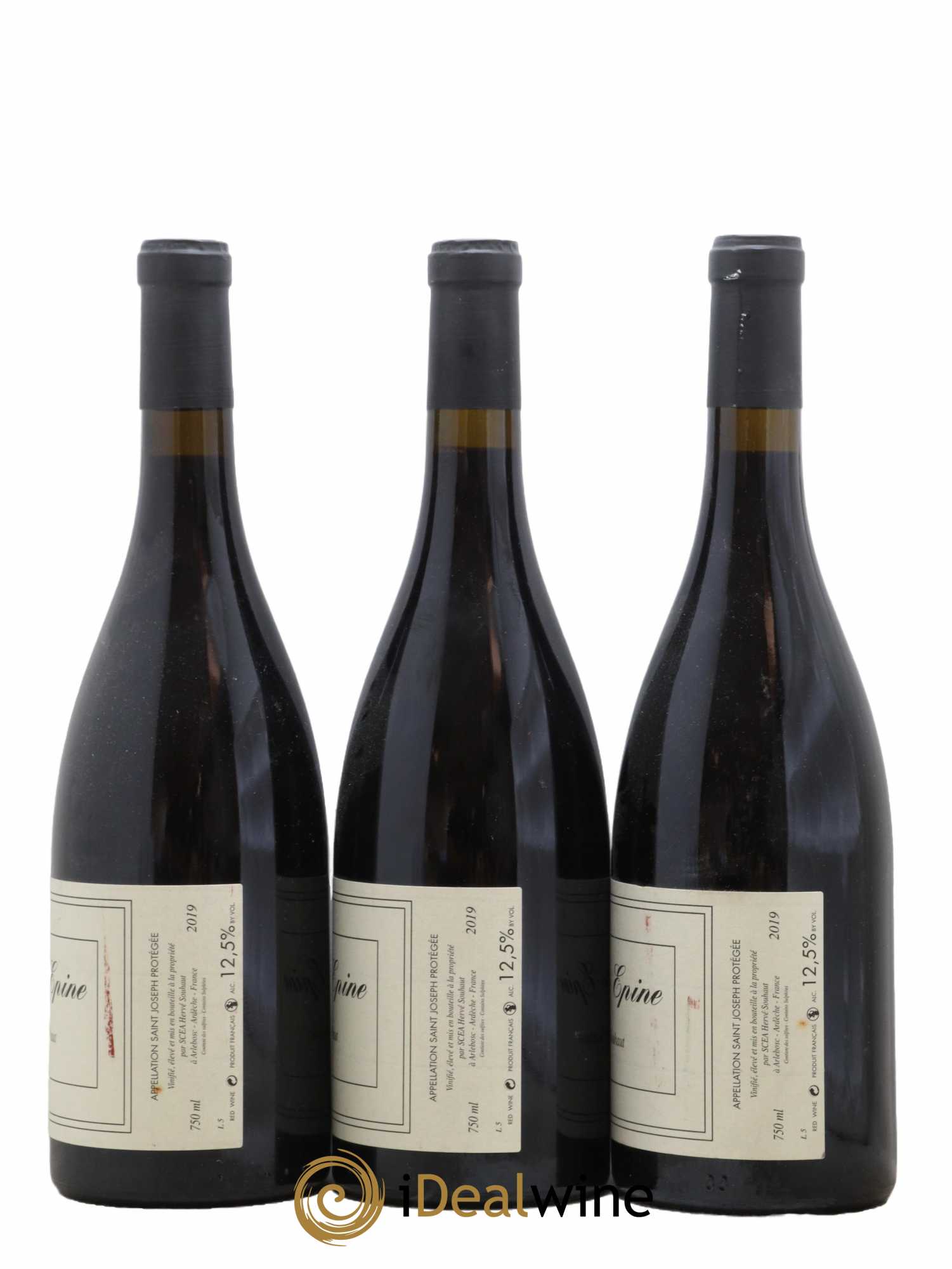 Saint-Joseph Sainte Epine Hervé Souhaut - Domaine Romaneaux-Destezet 2019 - Lot de 3 bouteilles - 1