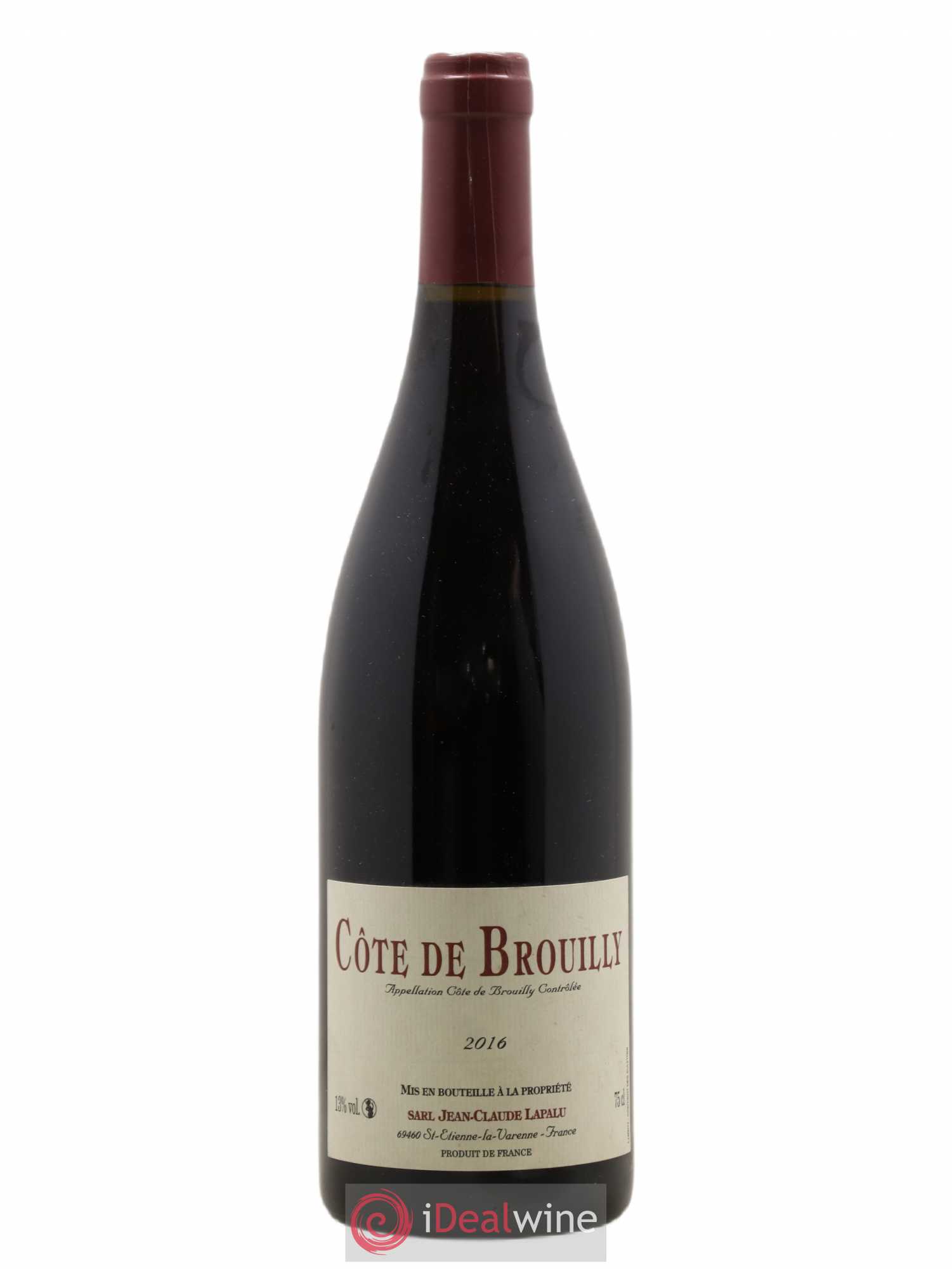 Côte de Brouilly Jean-Claude Lapalu 2016 - Lot de 1 bouteille - 0