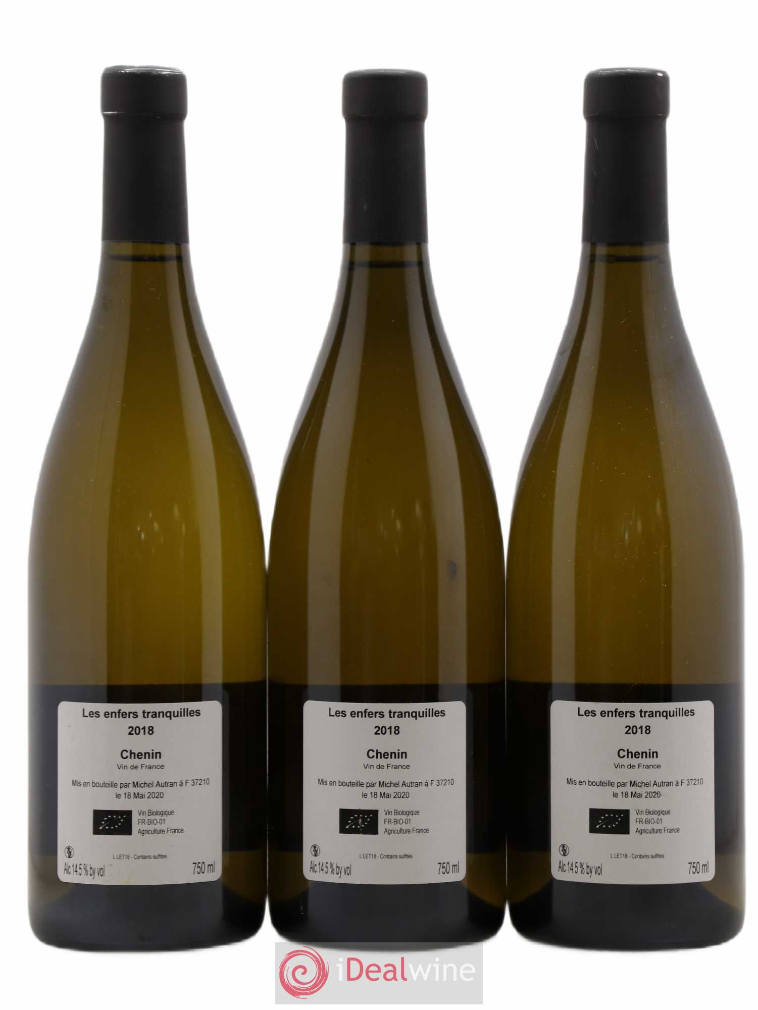 Vin de France Enfers Tranquilles Michel Autran 2018 - Posten von 3 Flaschen - 1
