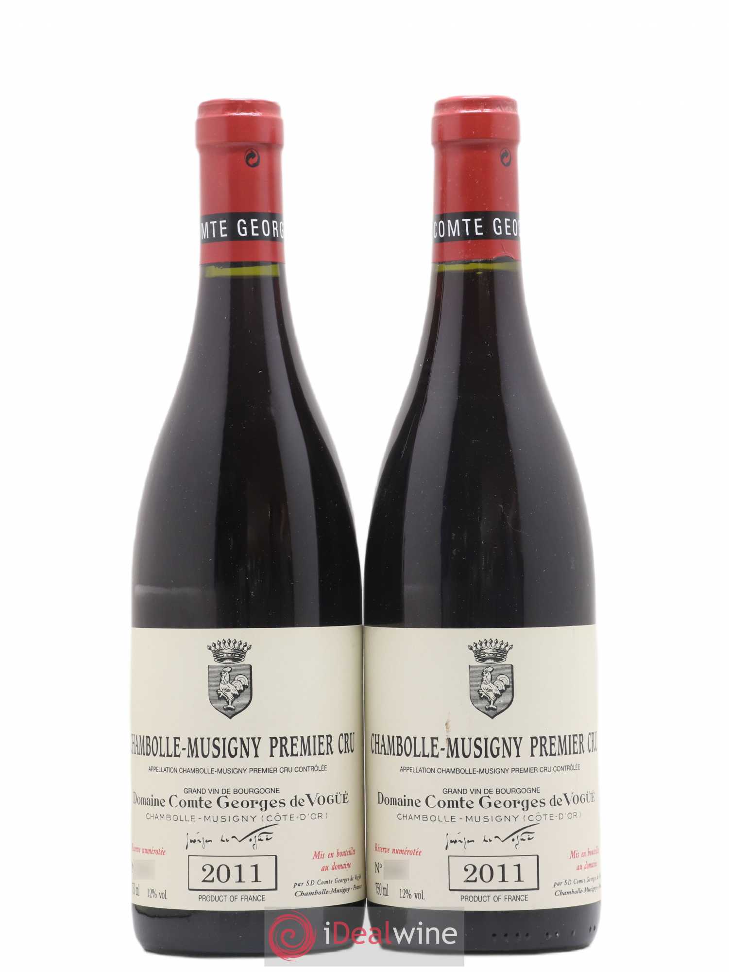 Chambolle-Musigny 1er Cru Comte Georges de Vogüé 2011 - Lot de 2 bouteilles - 0