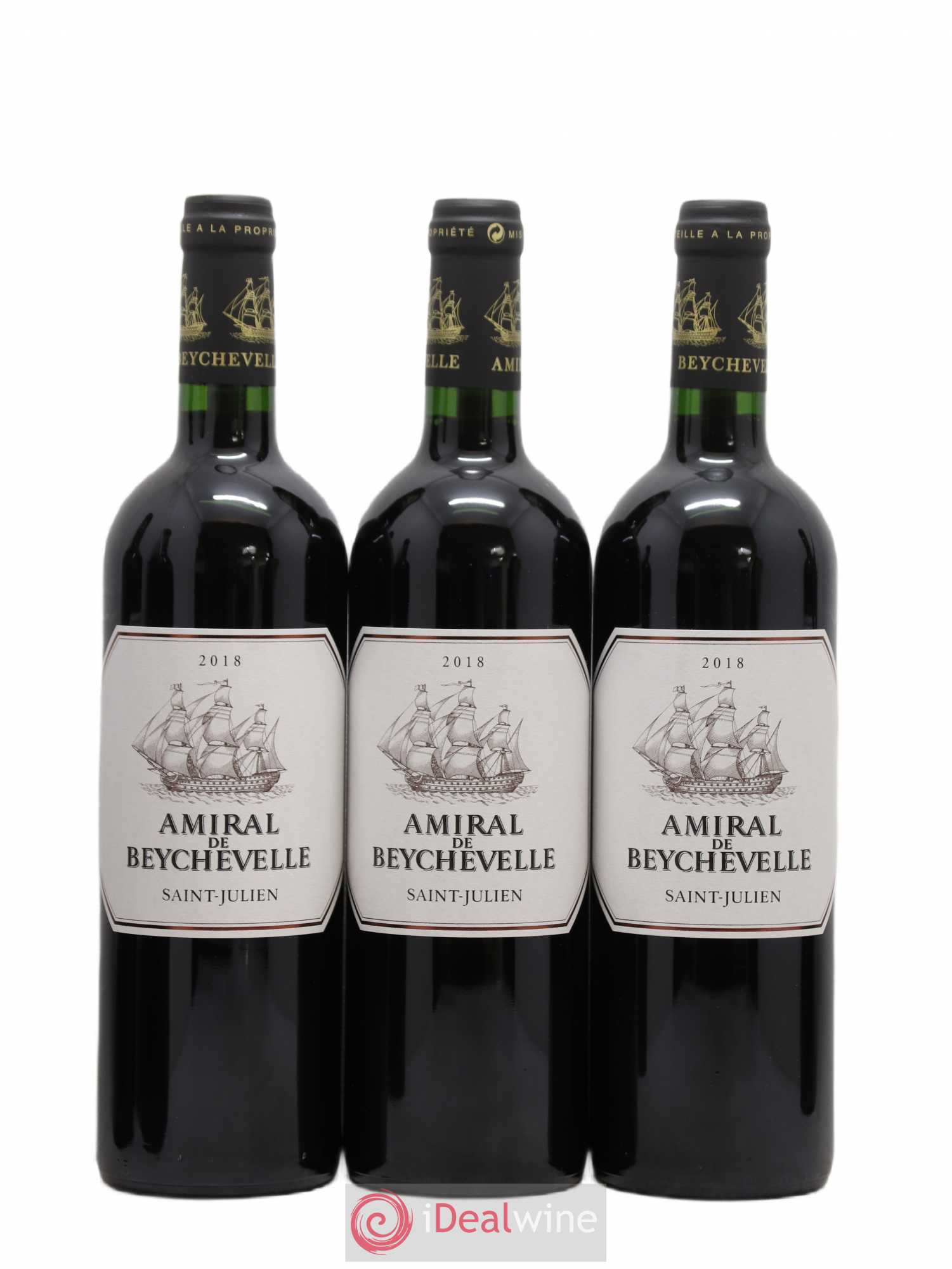 Amiral de Beychevelle Second Vin 2018 - Lot de 12 bouteilles - 3