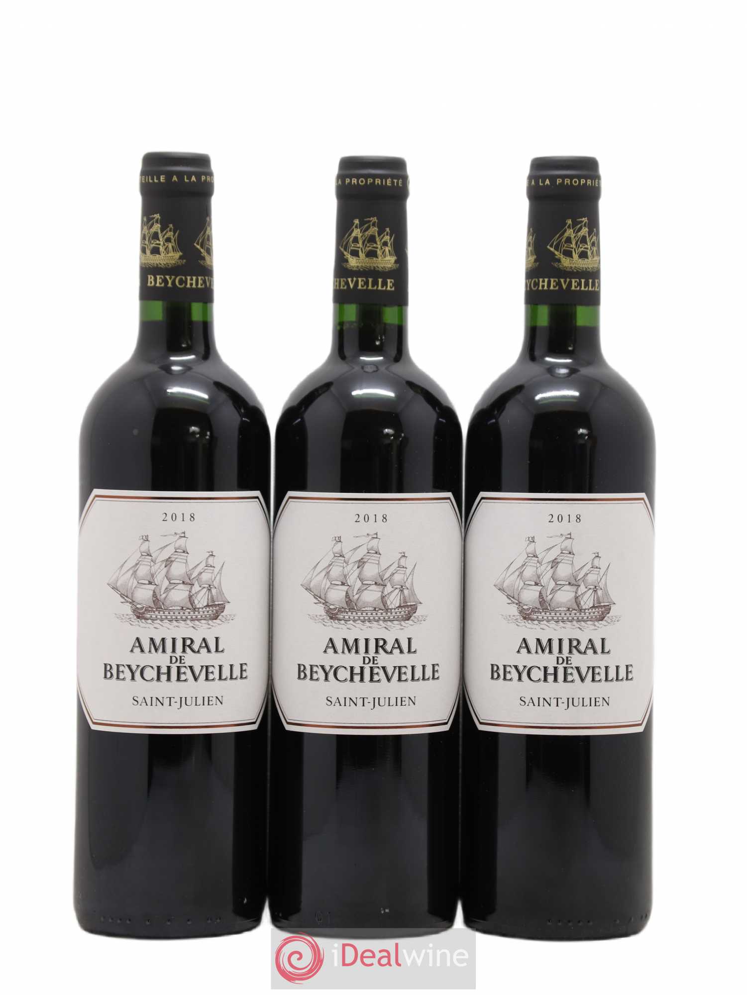 Amiral de Beychevelle Second Vin 2018 - Lot de 12 bouteilles - 4