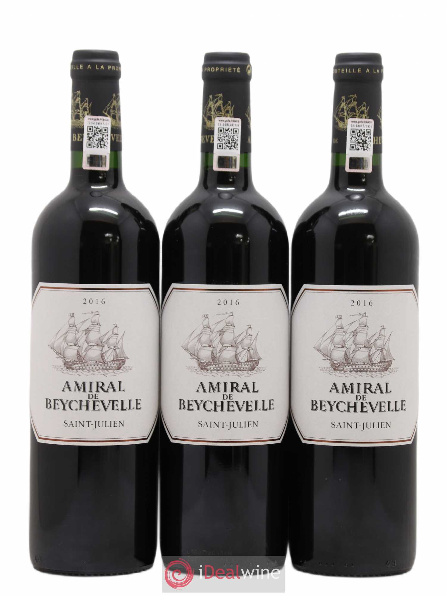 Amiral de Beychevelle Second Vin 2016 - Lot de 12 bouteilles - 4