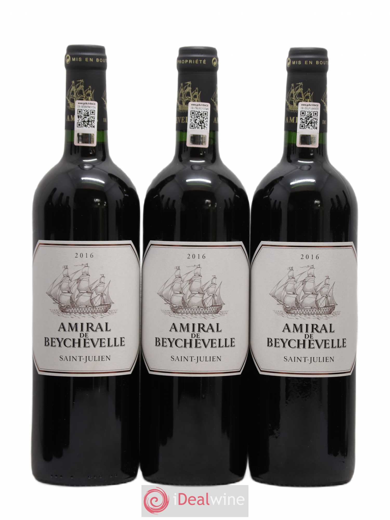 Amiral de Beychevelle Second Vin 2016 - Lot de 12 bouteilles - 2