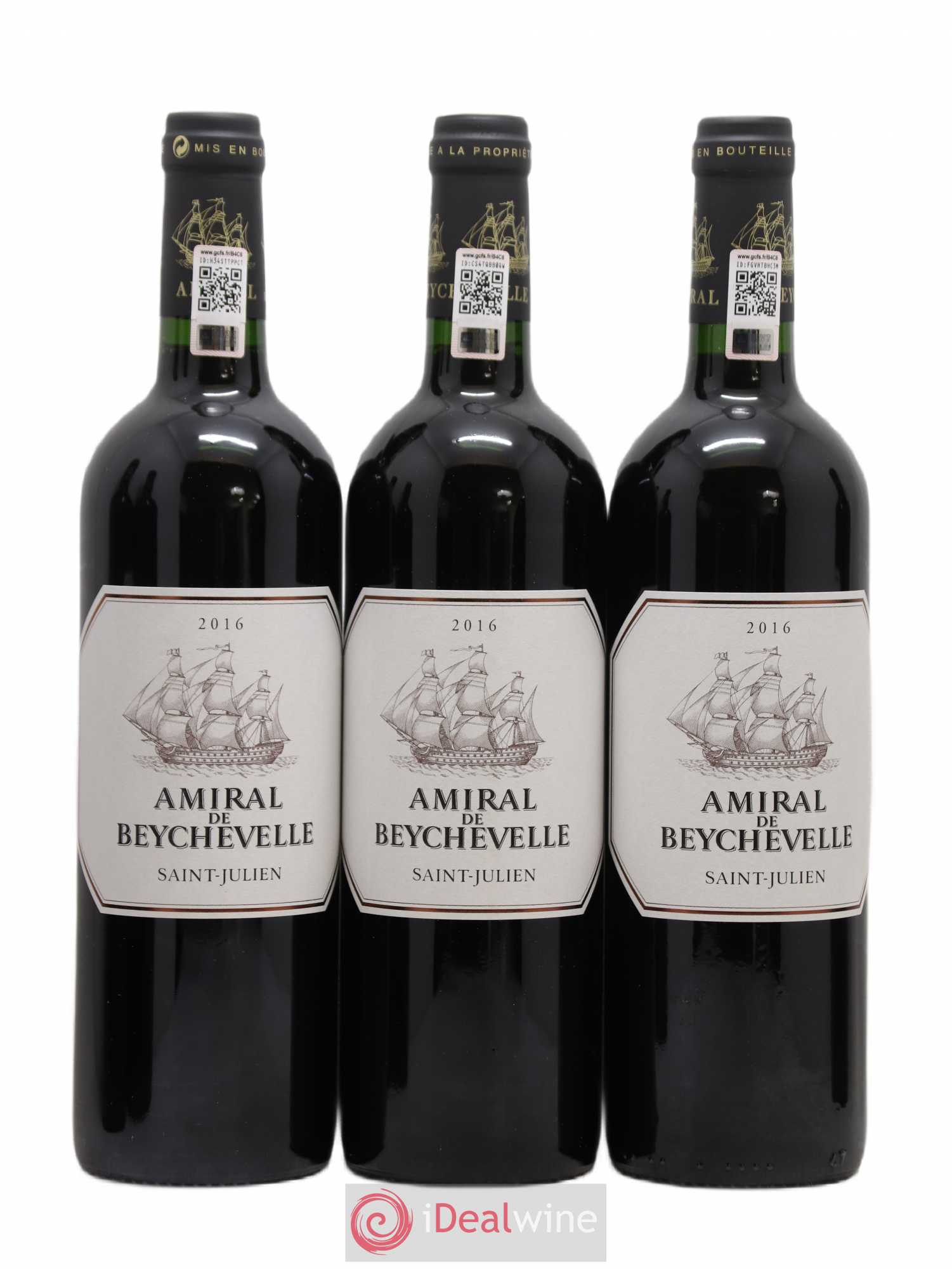 Amiral de Beychevelle Second Vin 2016 - Lot de 12 bouteilles - 3