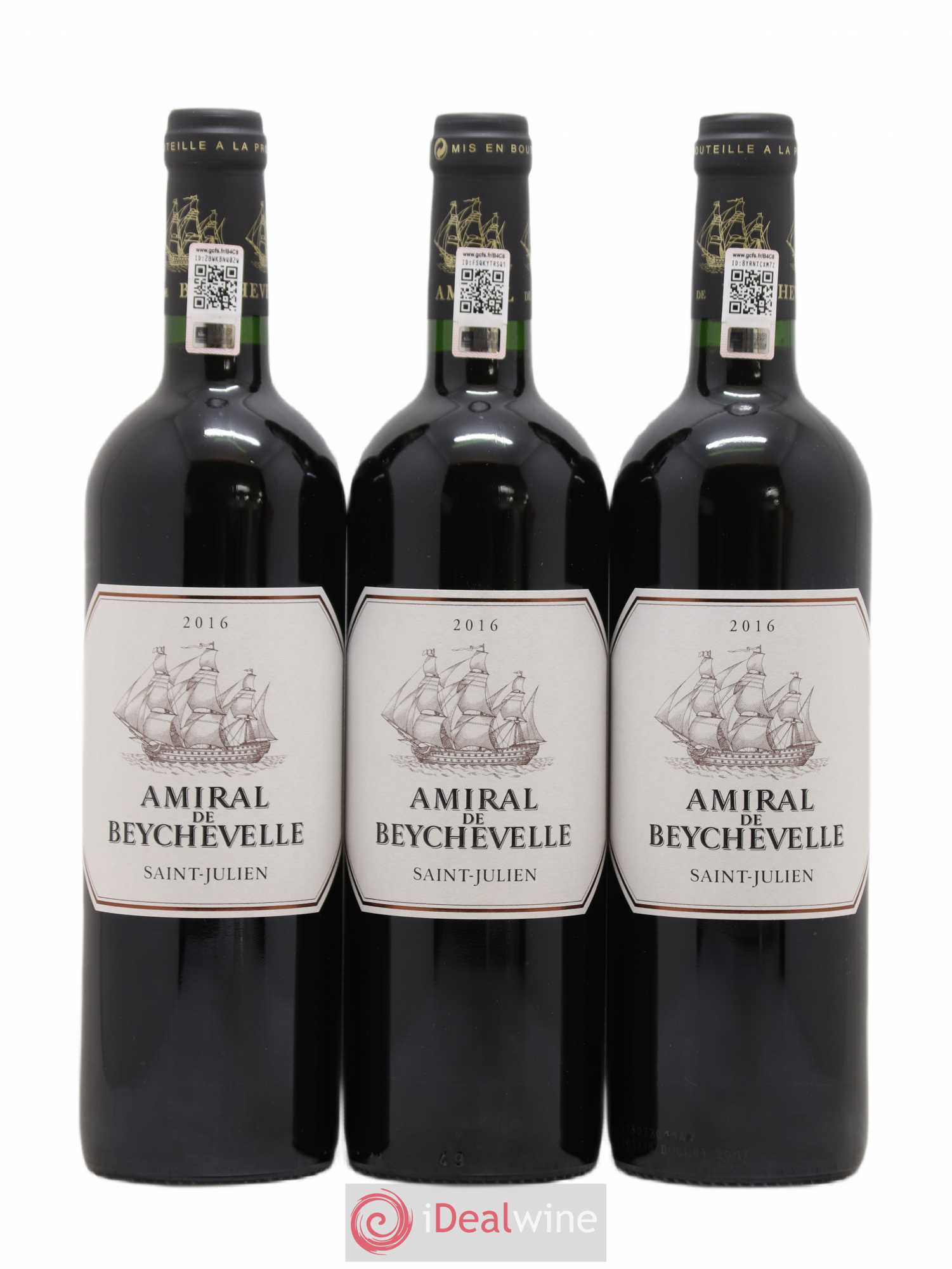 Amiral de Beychevelle Second Vin 2016 - Lot de 12 bouteilles - 4