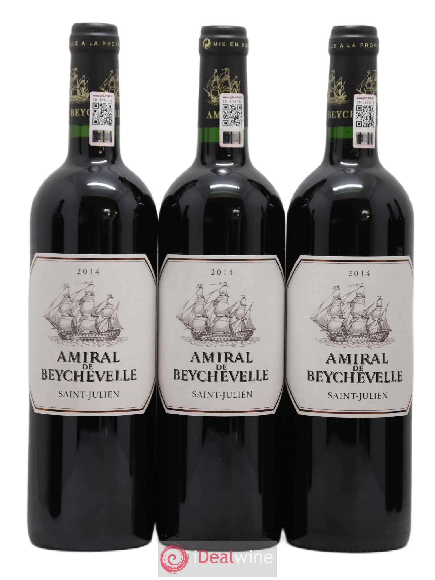 Amiral de Beychevelle Second Vin 2014 - Lot of 12 bottles - 3