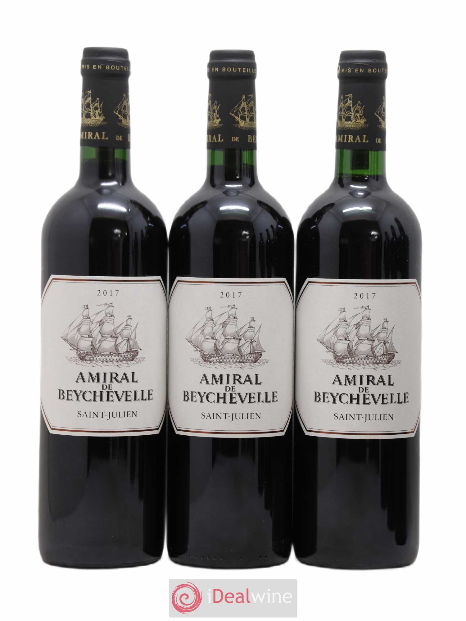 Amiral de Beychevelle Second Vin 2017 - Lot de 6 bouteilles - 1