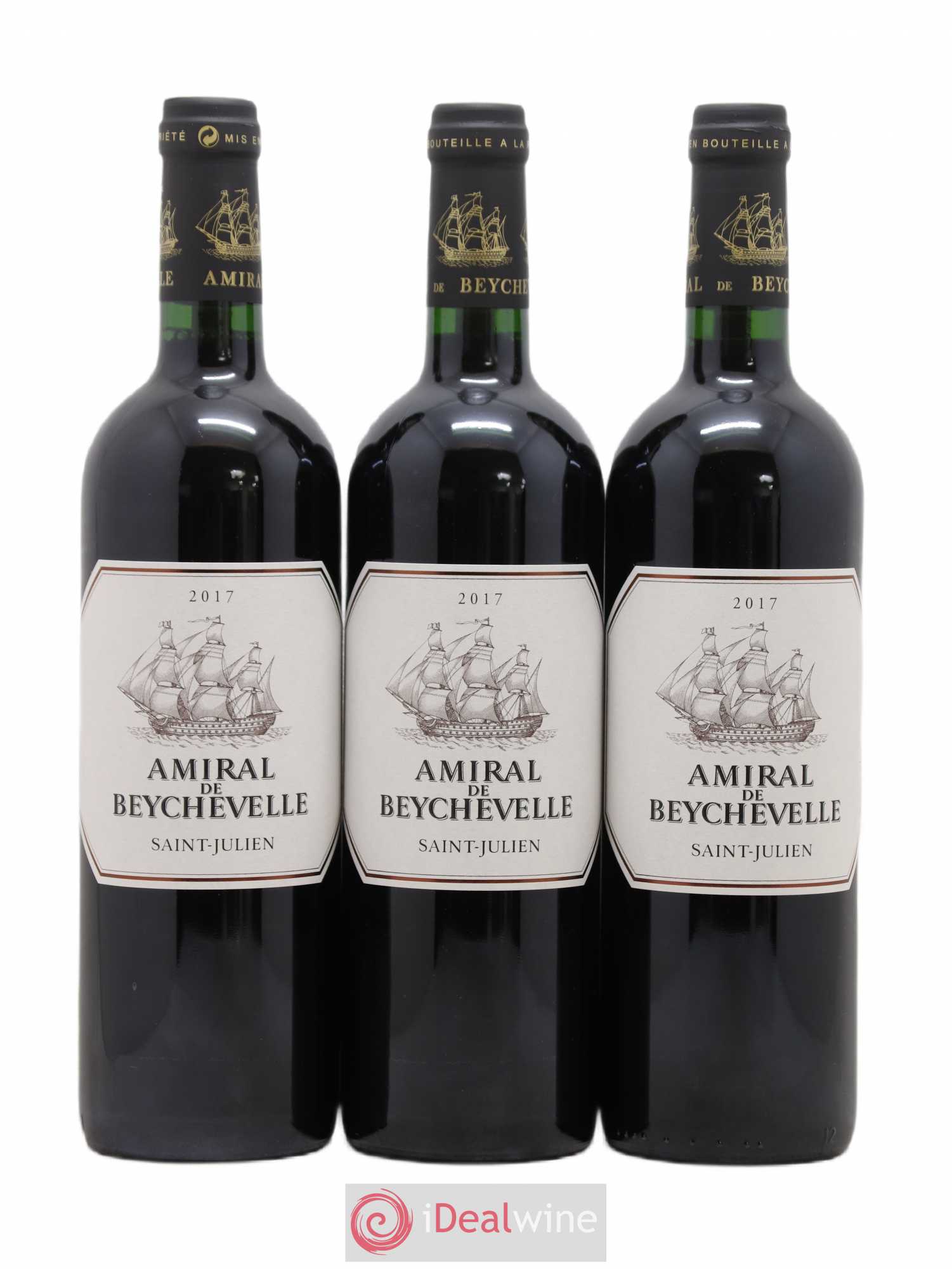 Amiral de Beychevelle Second Vin 2017 - Lot de 6 bouteilles - 2