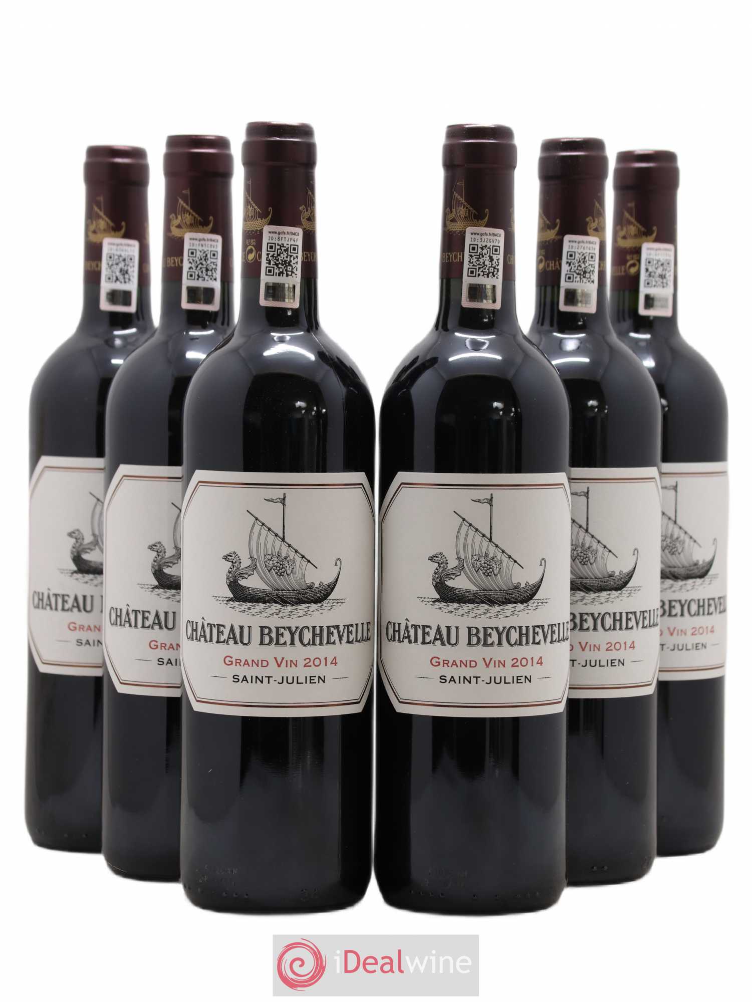 Château Beychevelle 4ème Grand Cru Classé 2014 - Lot de 6 bouteilles - 0
