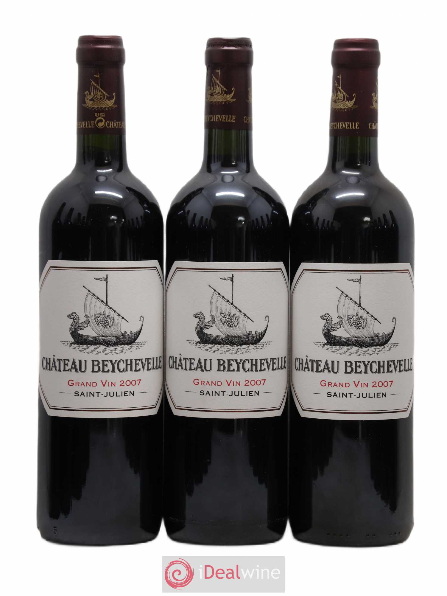 Château Beychevelle 4ème Grand Cru Classé 2007 - Lot de 12 bouteilles - 1